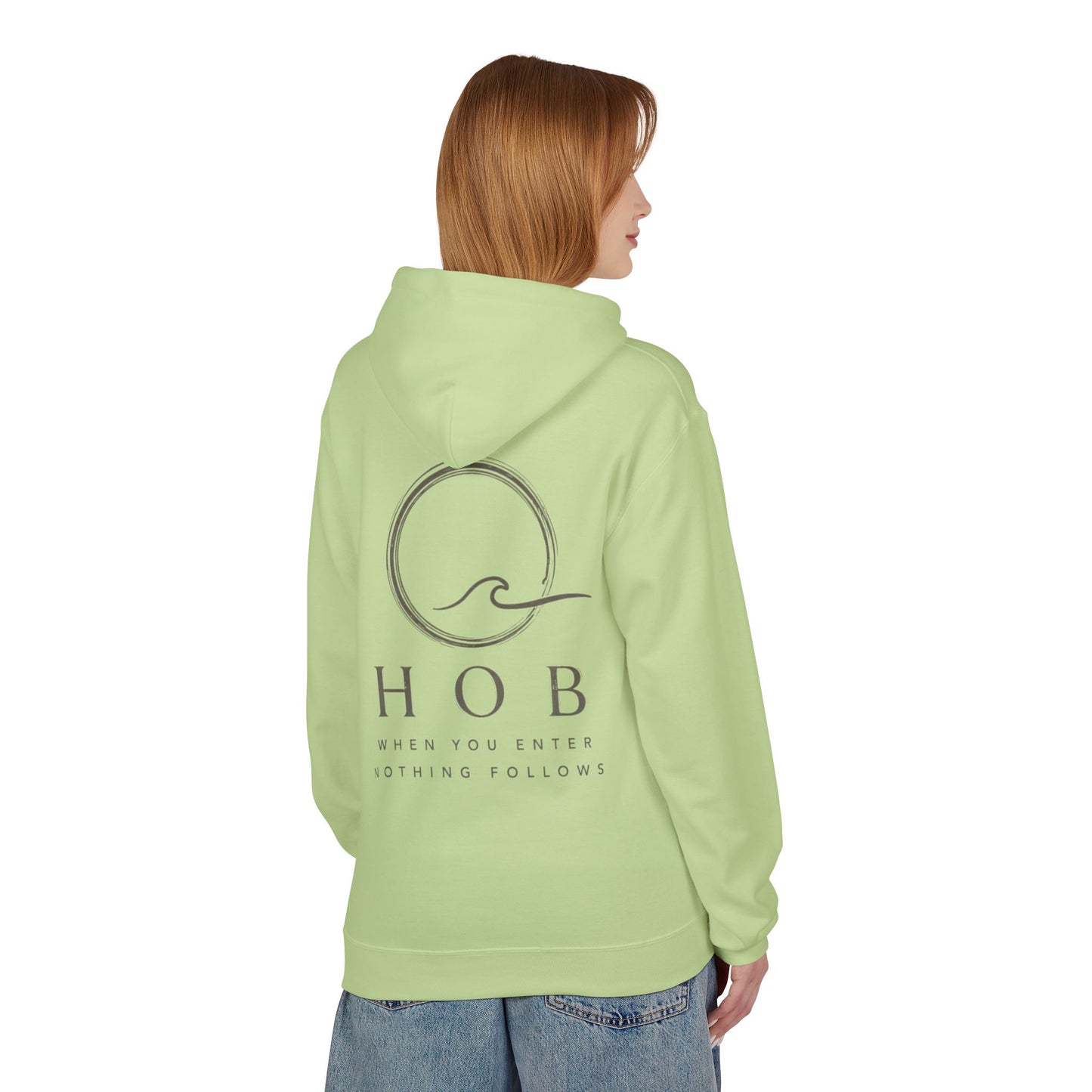 HOB Wave Hoodie — "When You Enter, Nothing Follows"