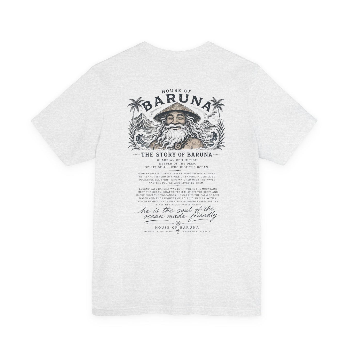 House of Baruna™ "The Story of Baruna" Premium Surf Tee | Inspired in Indonesia • Based in Australia