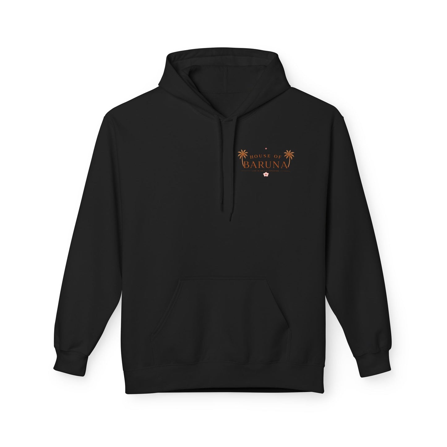 House of Baruna Tropical Floral Sunset Woman's Hoodie