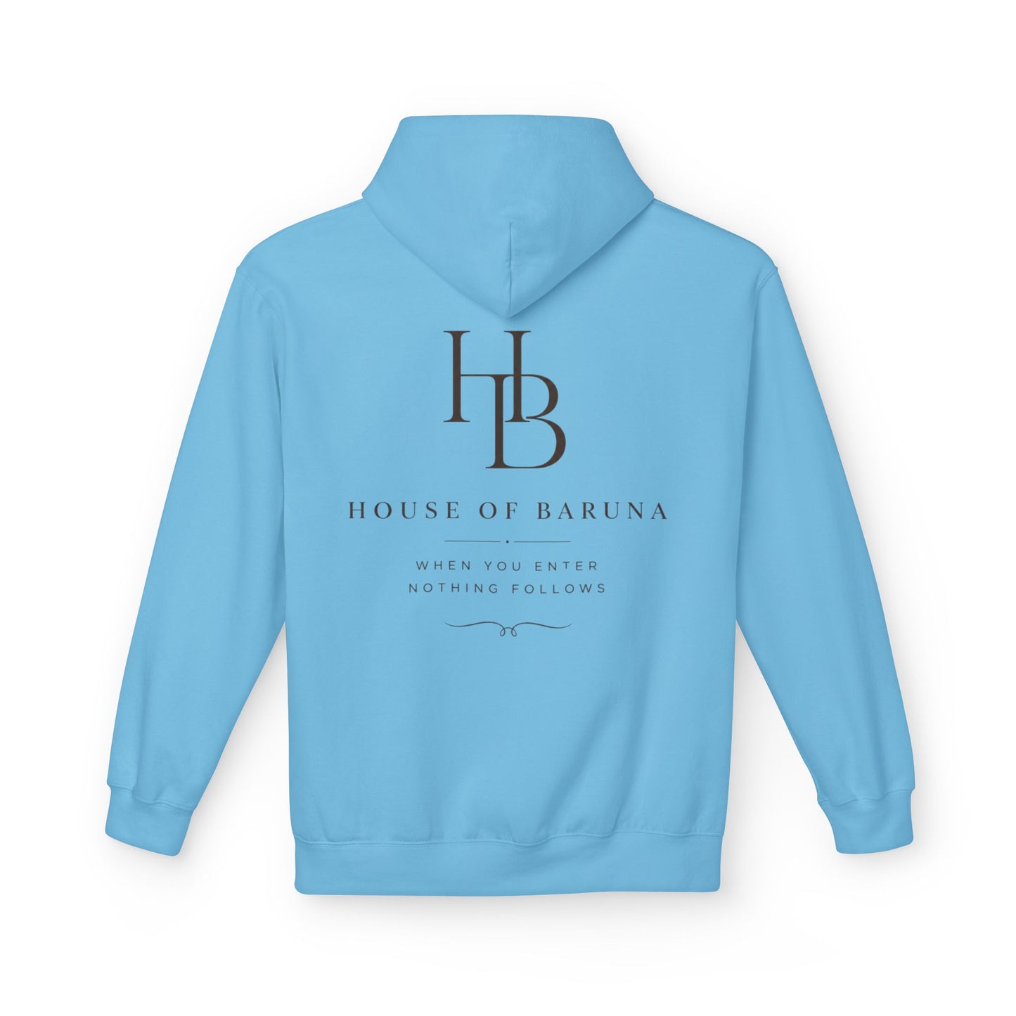 House of Baruna HB Logo Hoodie — Minimalist Luxury Pullover
