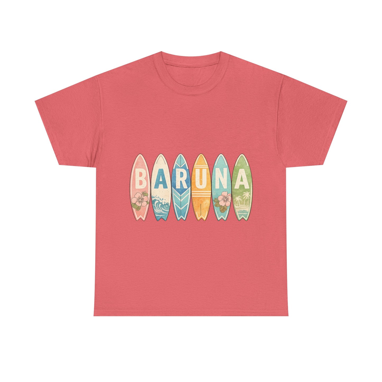 House of Baruna Women's  Surfboard Graphic Tee — Retro Beach Vibe T-Shirt