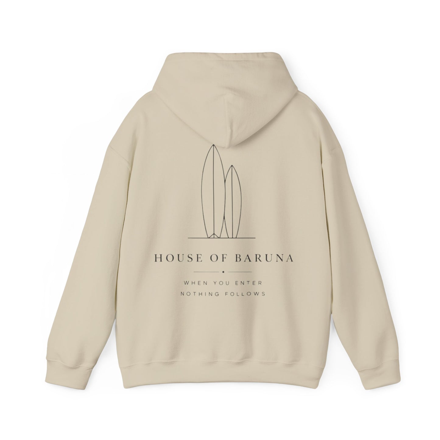 House Of Baruna Surfboard Minimalist Hoodie
