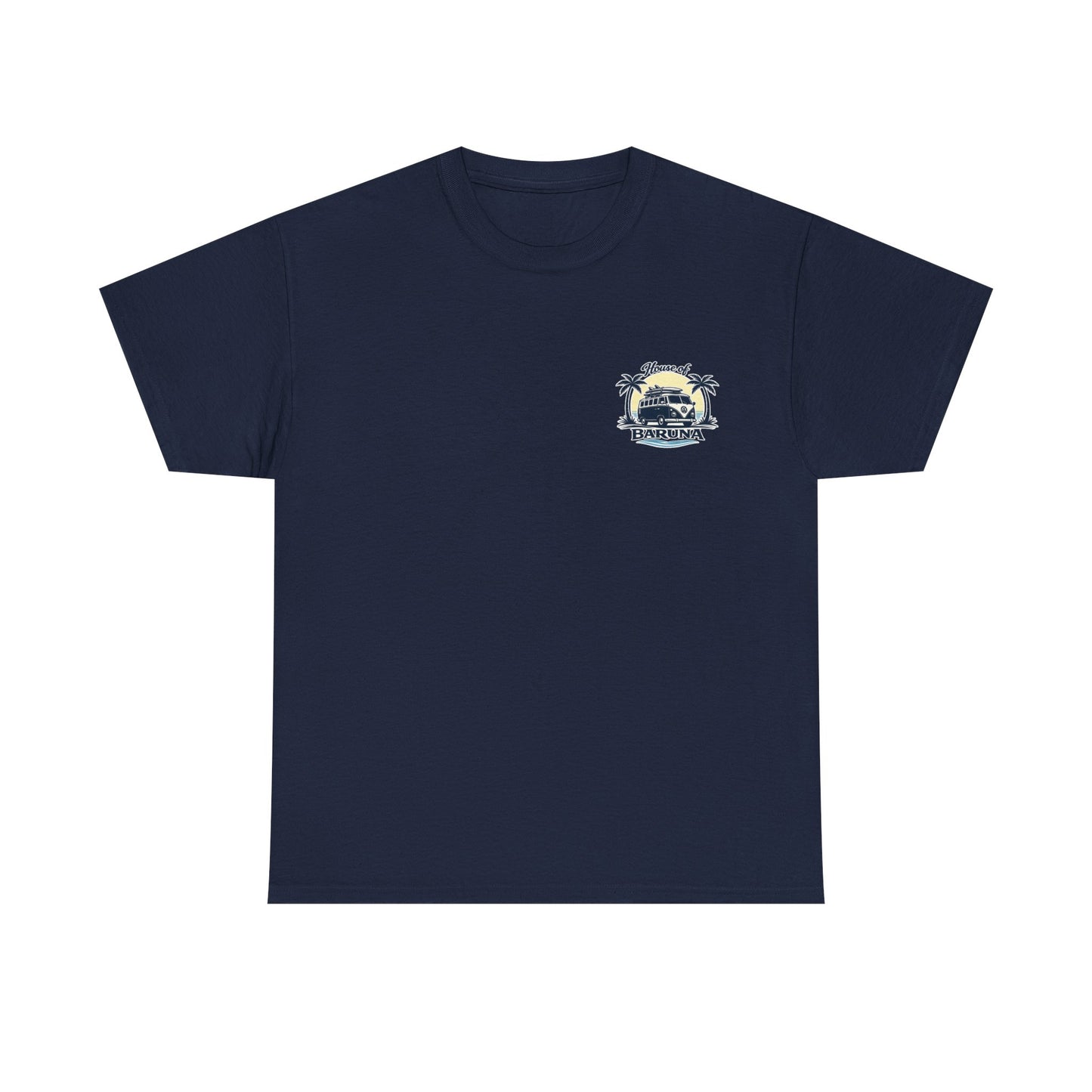 House of Baruna Men's Surf Tee – Vintage Kombi Beach T-Shirt