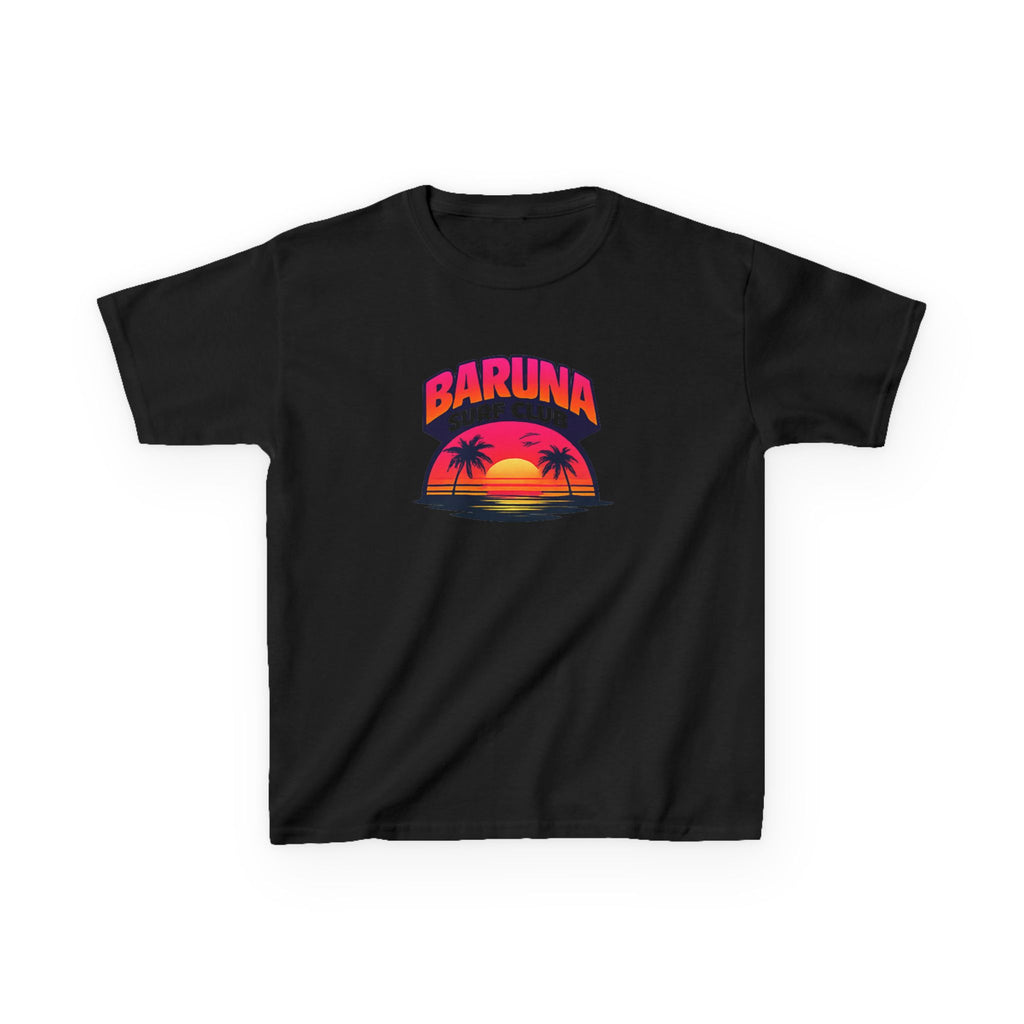House of Baruna Kid's T'shirt — "Baruna Surf Club" Sunset Graphic Tee