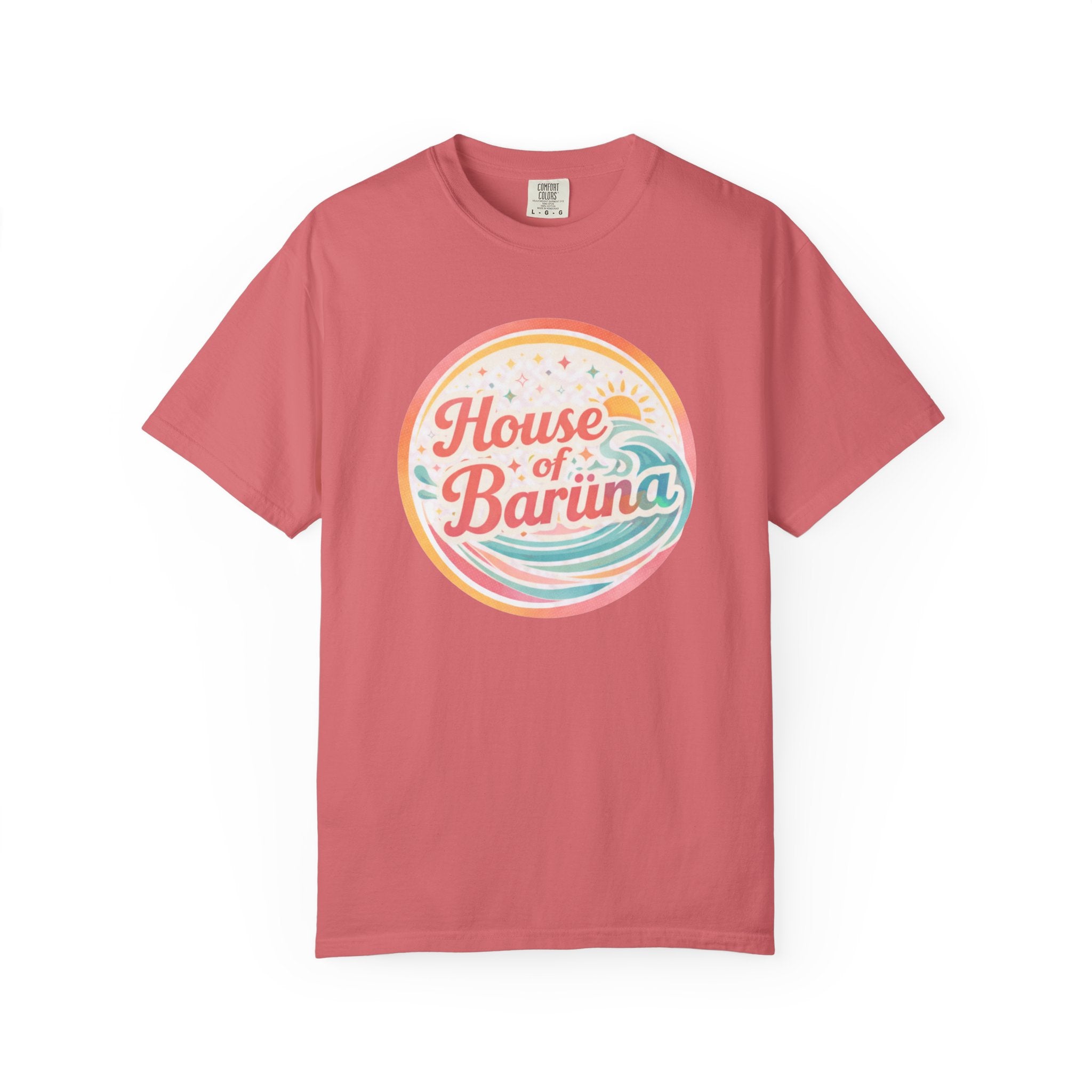 House of Baruna Woman's  Surf Logo T-Shirt _ Classic Coastal Graphic Tee