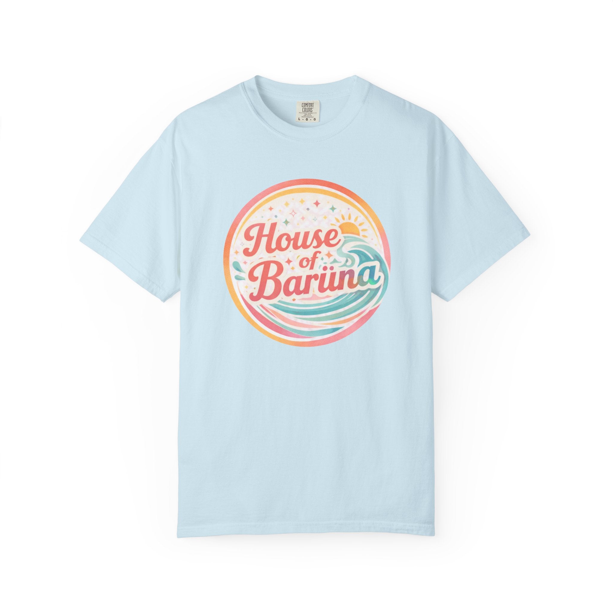 House of Baruna Woman's  Surf Logo T-Shirt _ Classic Coastal Graphic Tee