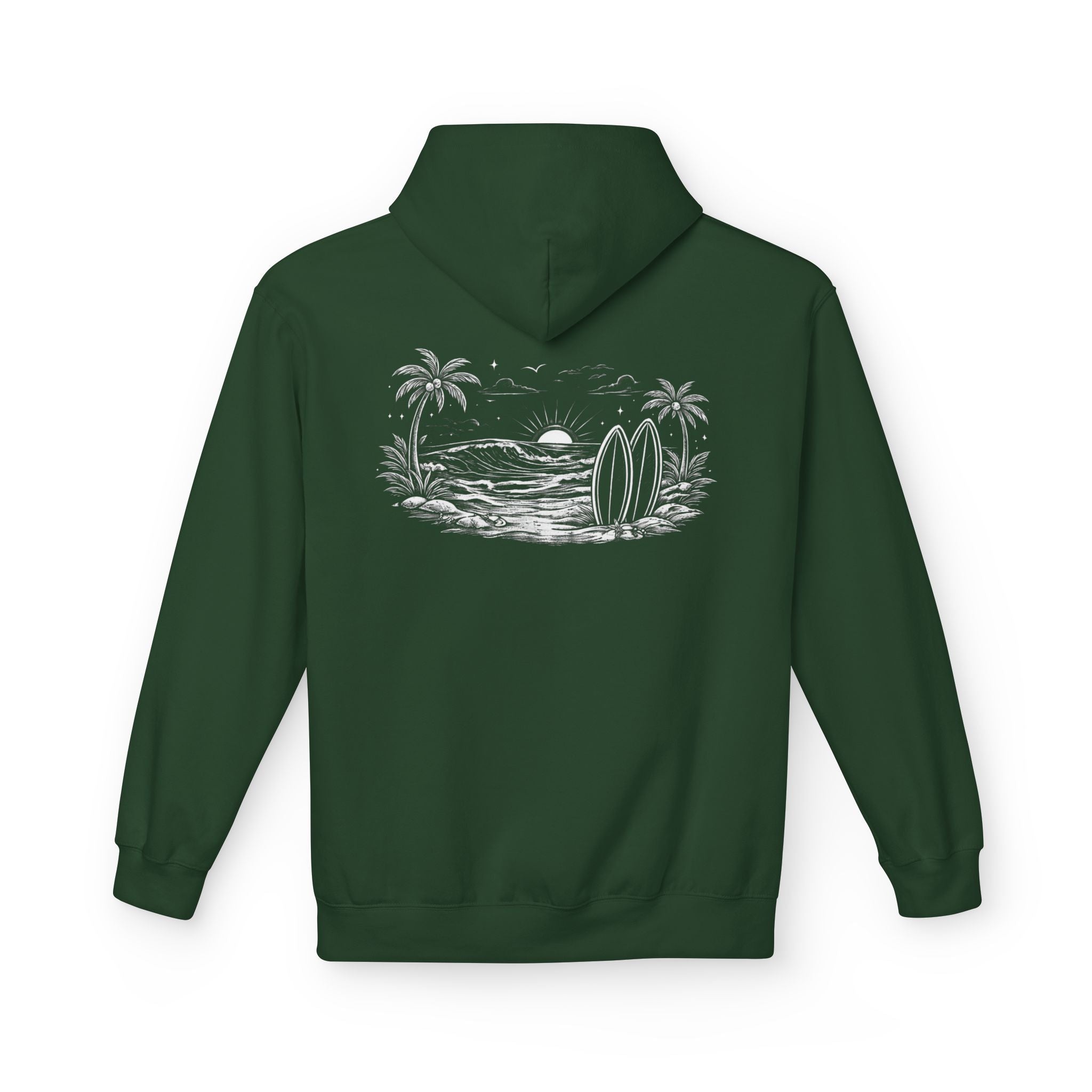 House of Baruna Woman's Surf Paradise Palm Beach Hoodie