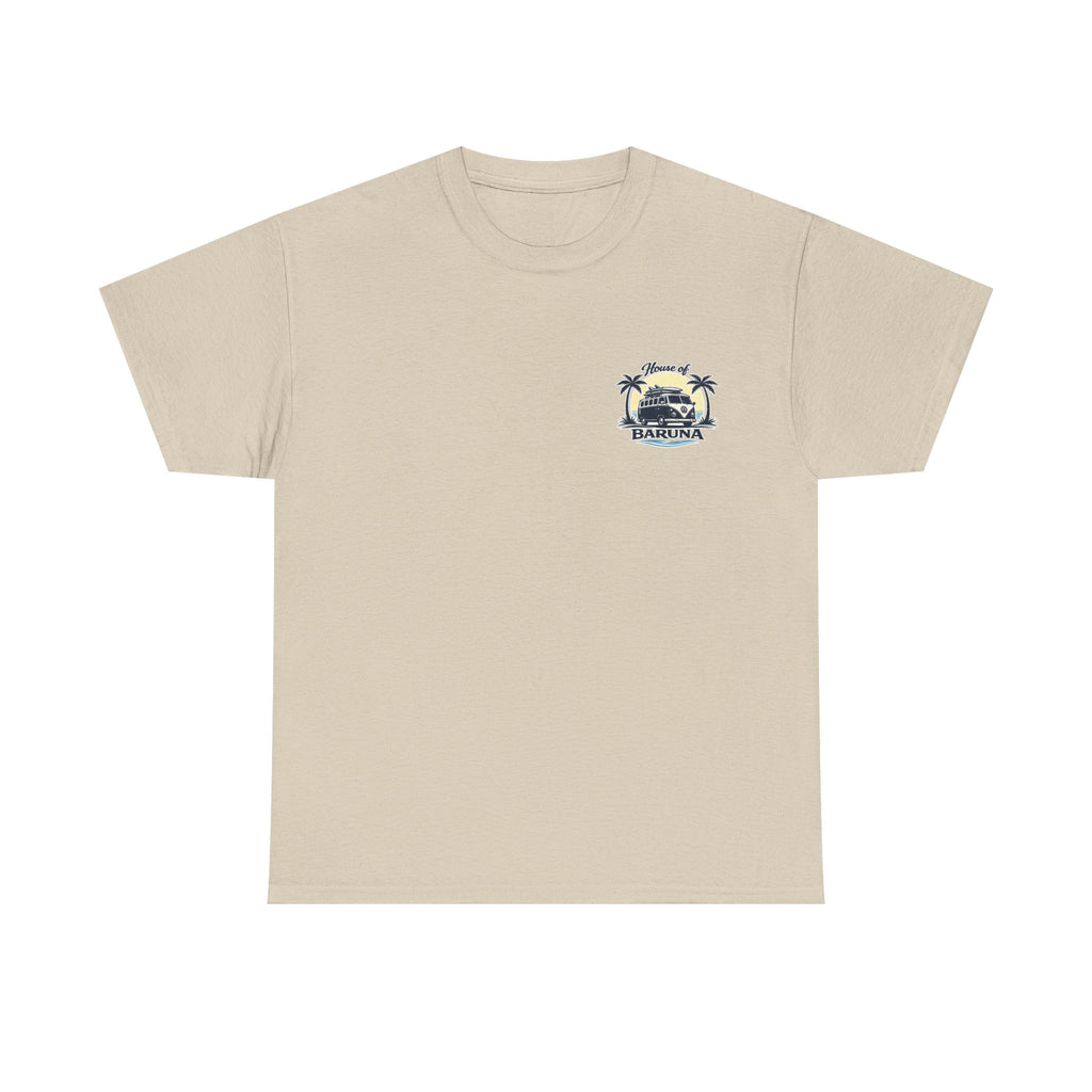 House of Baruna Men's Surf Tee – Vintage Kombi Beach T-Shirt