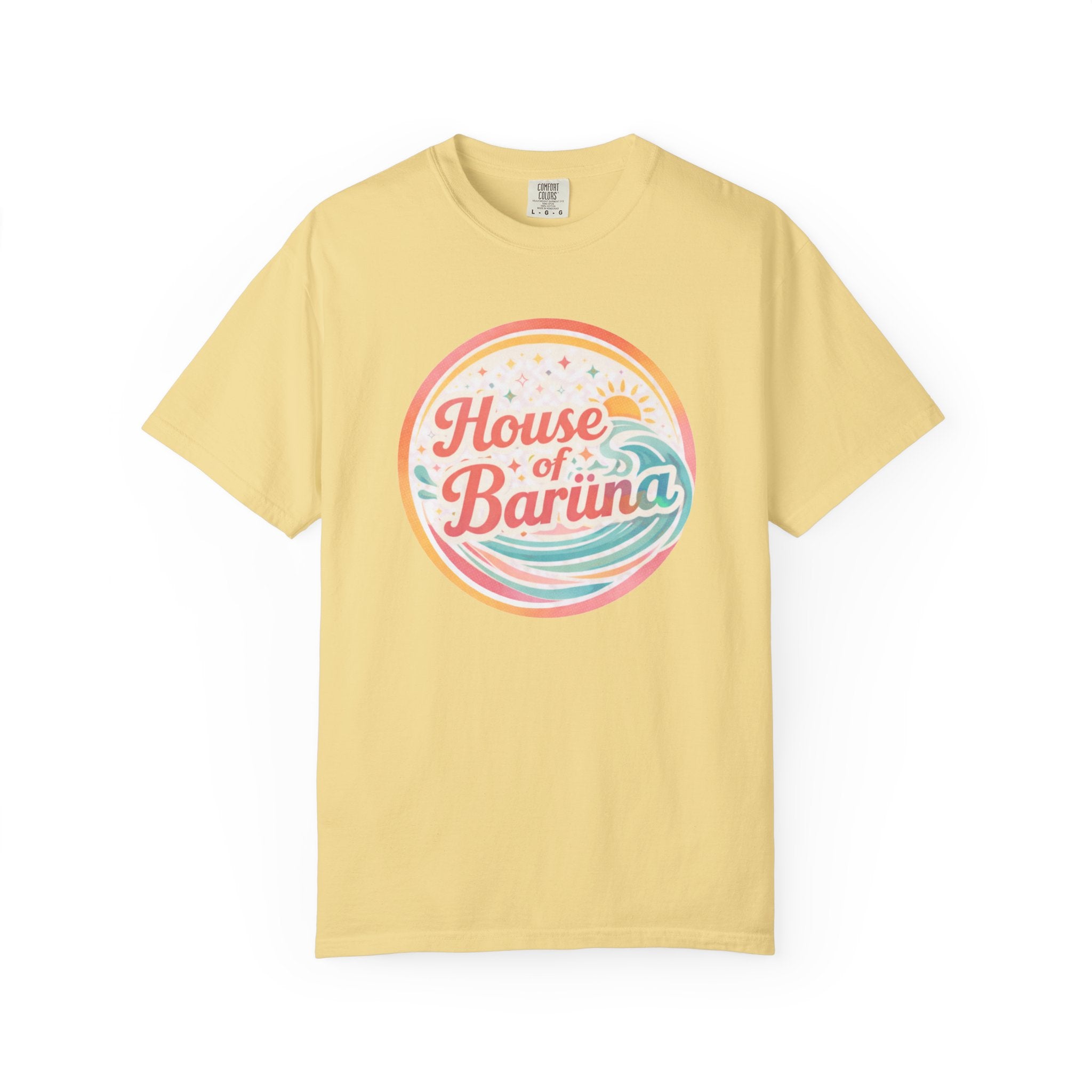 House of Baruna Woman's  Surf Logo T-Shirt _ Classic Coastal Graphic Tee