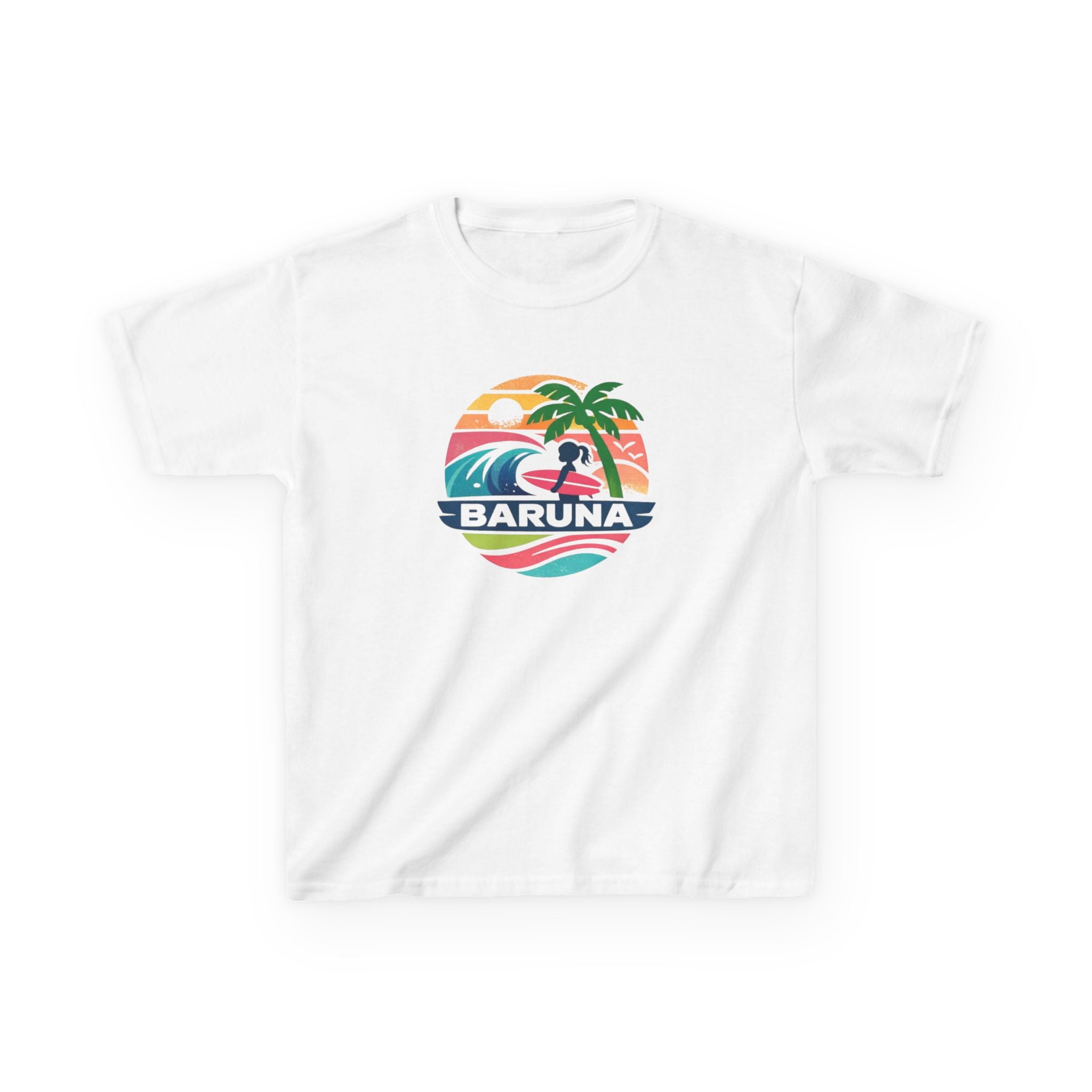 House of Baruna Kids Surf T-Shirt – Retro Beach Graphic Tee