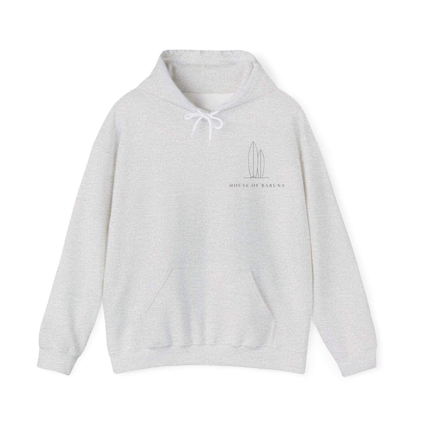 House Of Baruna Surfboard Minimalist Hoodie