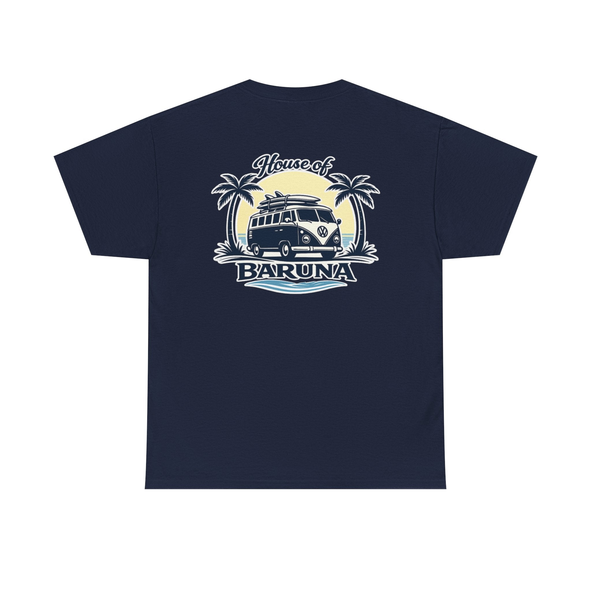 House of Baruna Men's Surf Tee – Vintage Kombi Beach T-Shirt