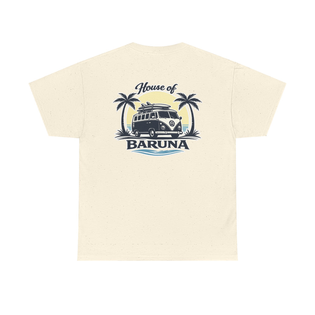 House of Baruna Men's Surf Tee – Vintage Kombi Beach T-Shirt