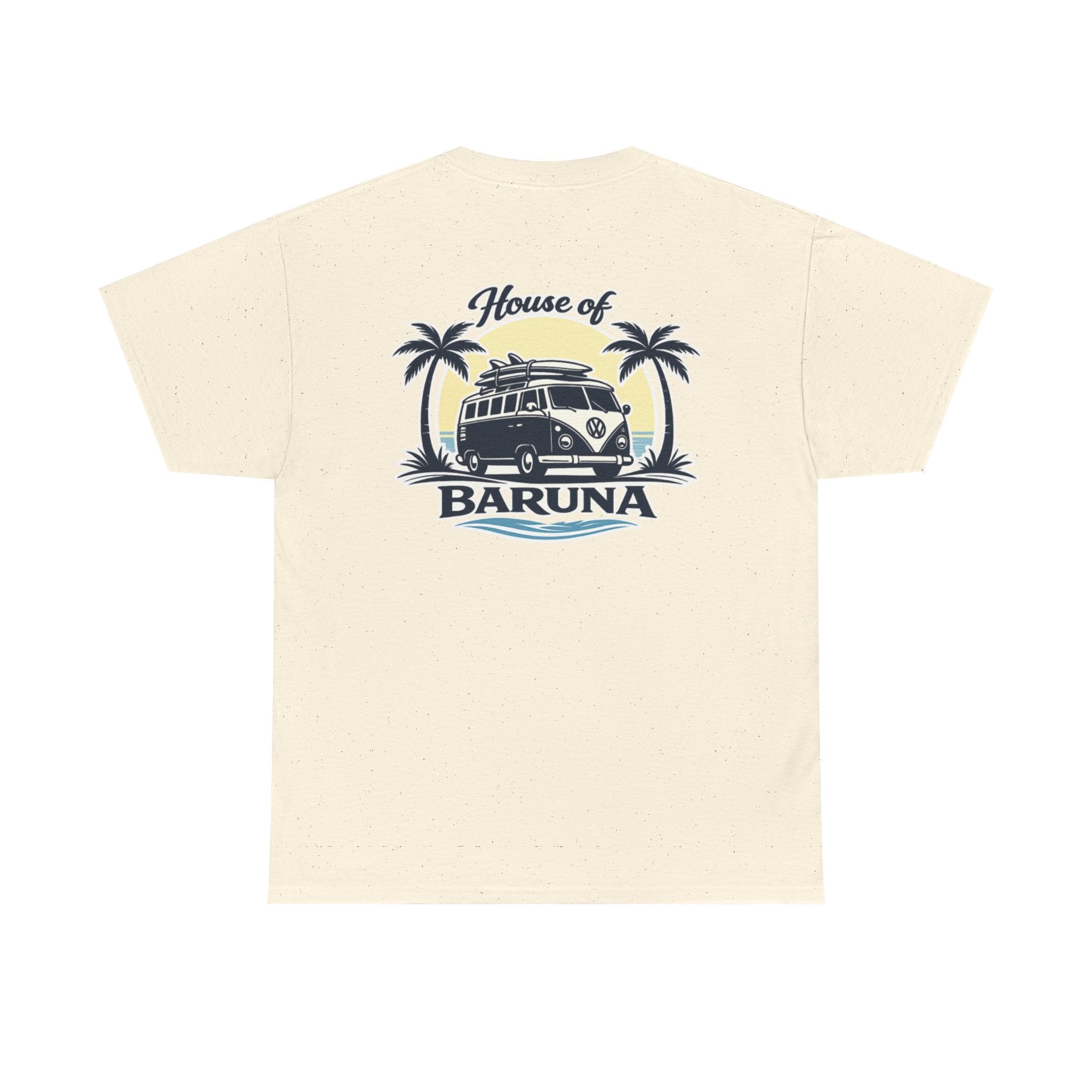 House of Baruna Men's Surf Tee – Vintage Kombi Beach T-Shirt