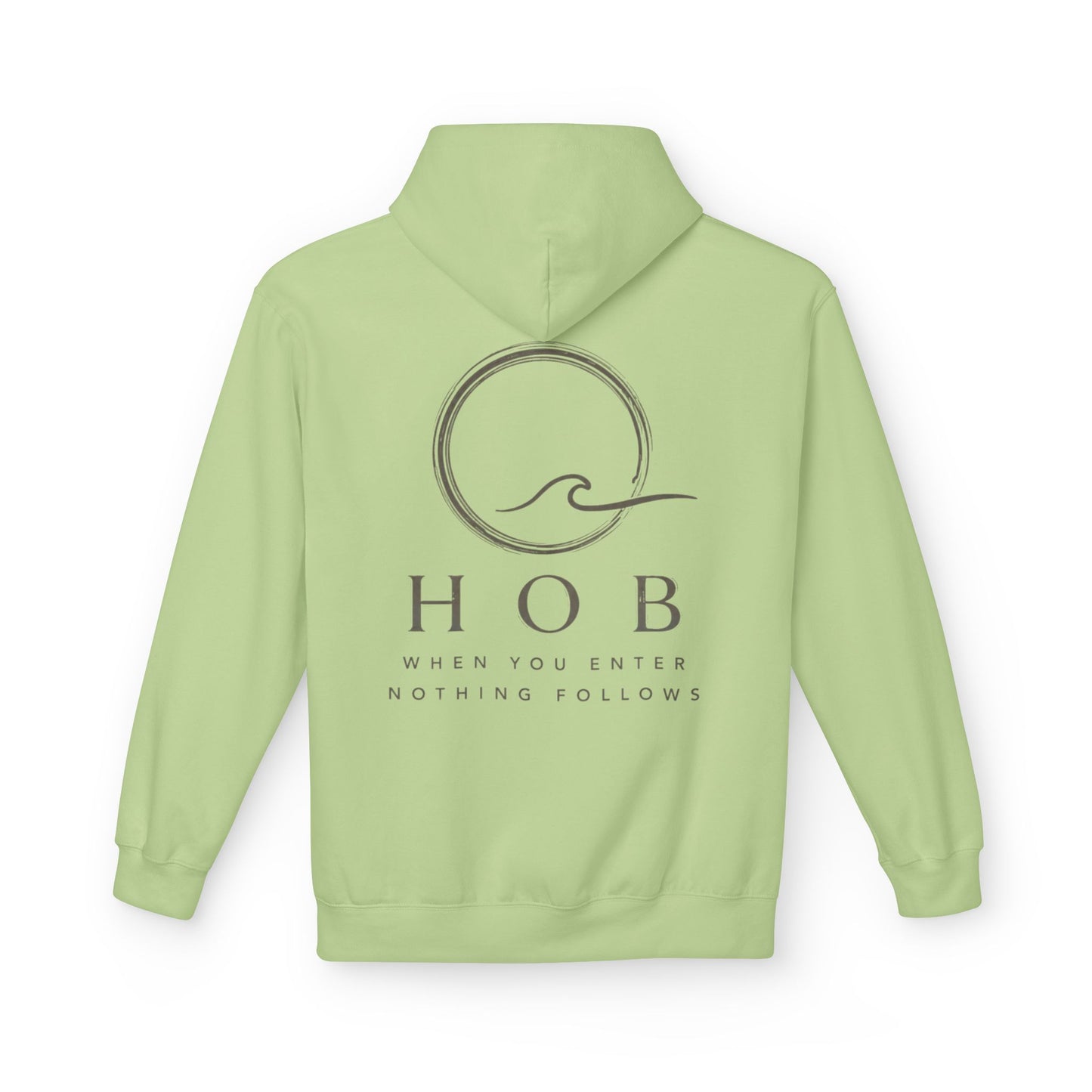 HOB Wave Hoodie — "When You Enter, Nothing Follows"