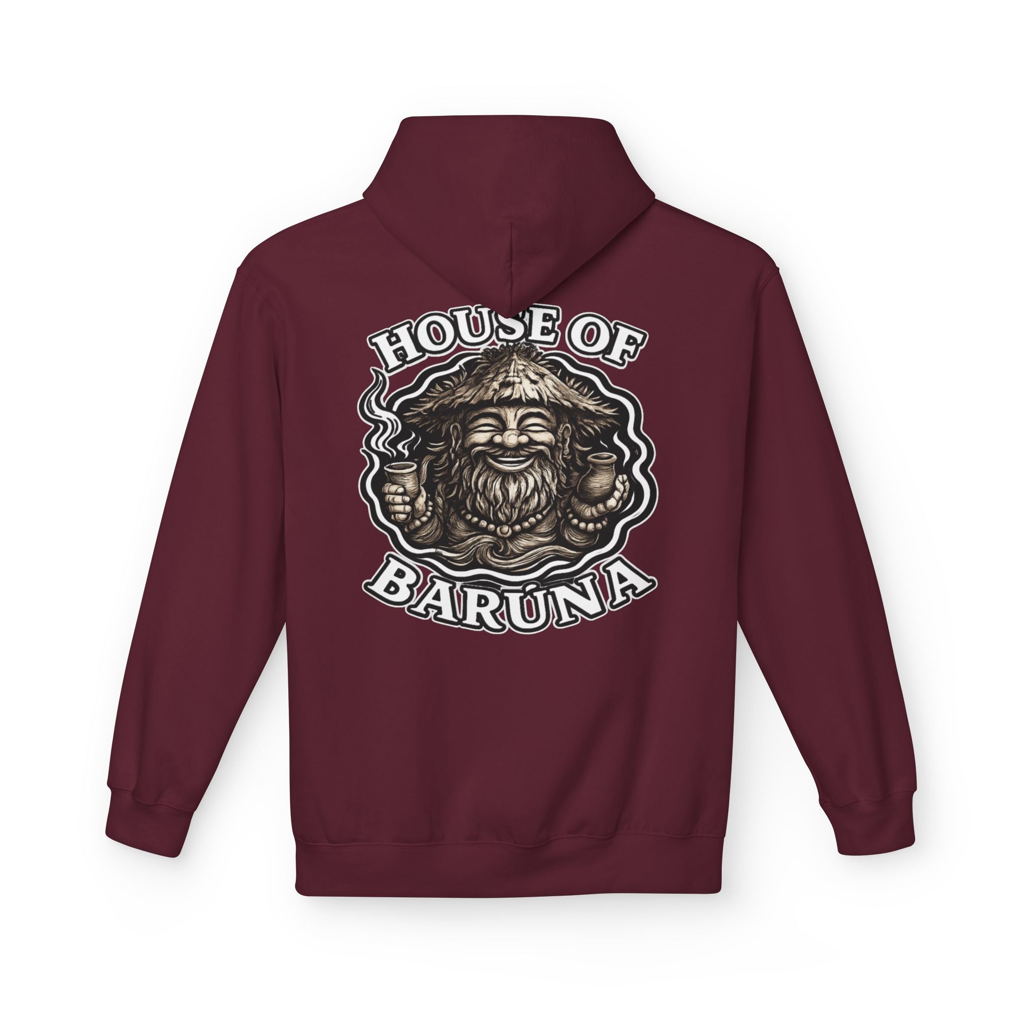 House of Baruna Men's Premium Surf Hoodie – Vintage Australian Coastal Campfire Style