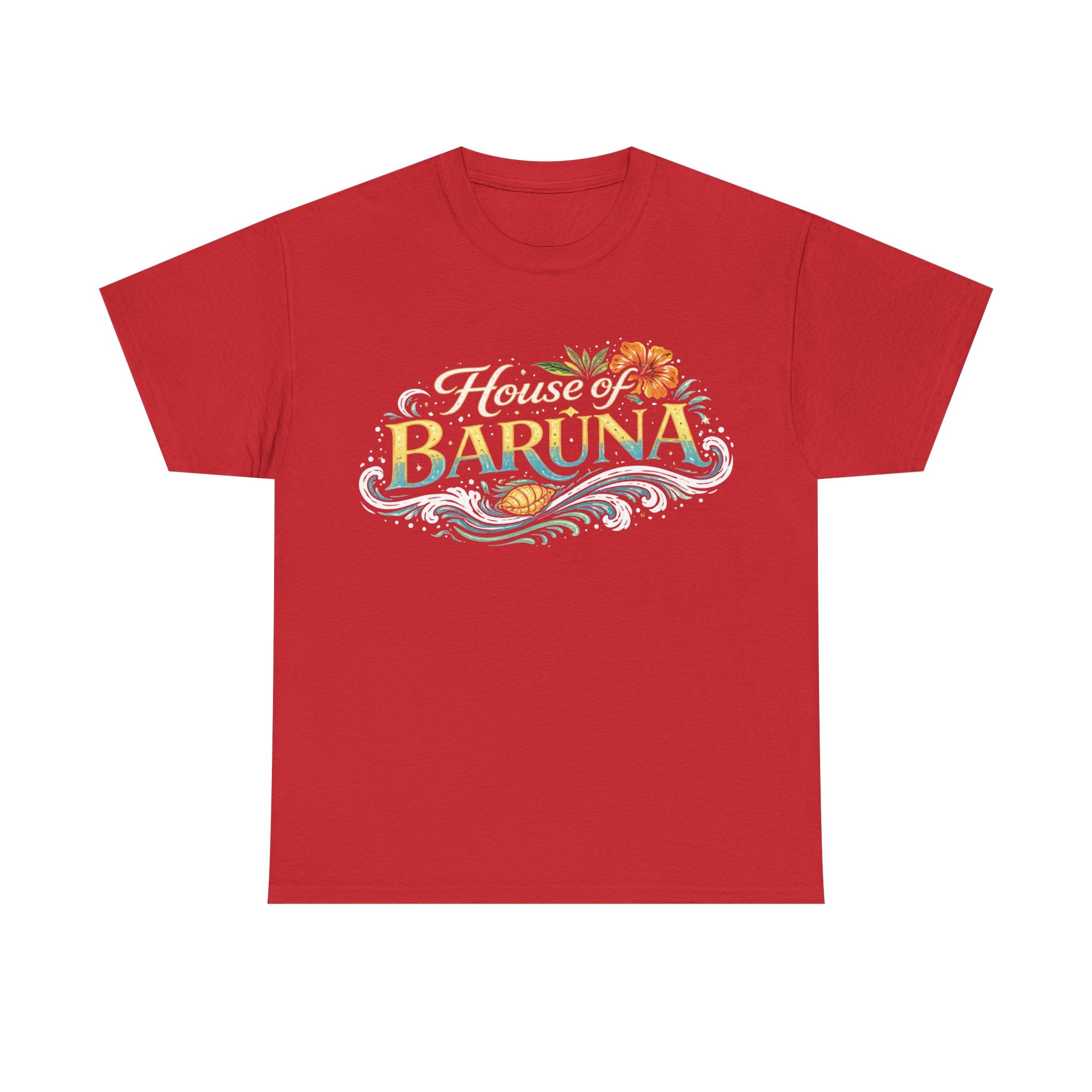 House of Baruna Woman’s Coastal Graphic Tee - Summer Surf T'shirt