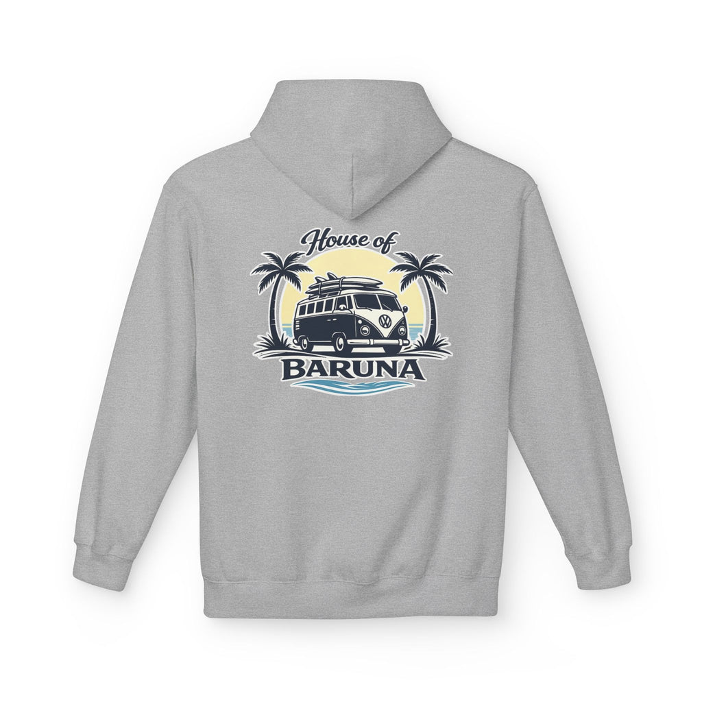 House of Baruna Woman's Surf Van Hoodie — Beach Retro Pullover