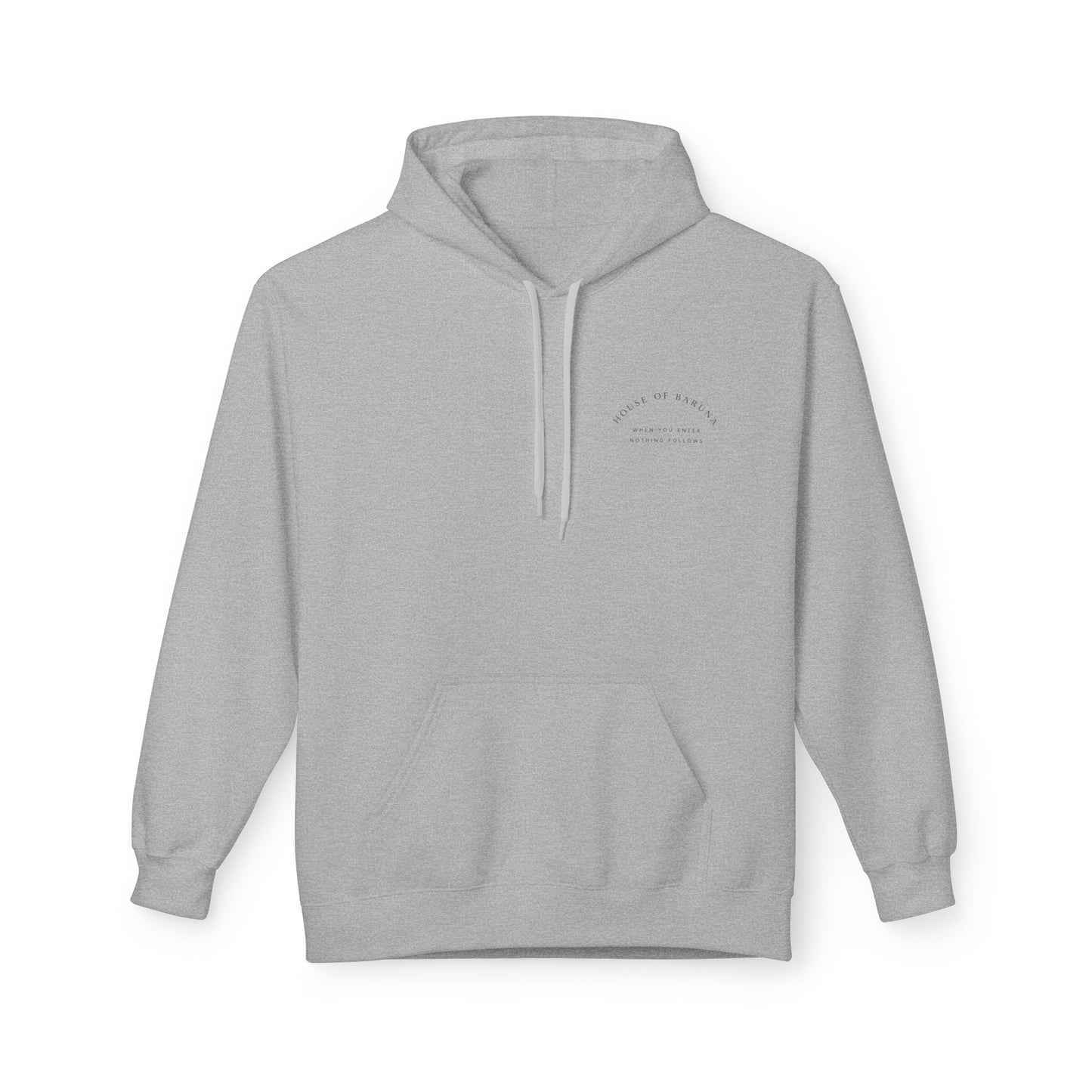 House of Baruna Floral Hoodie — "When You Enter, Nothing Follows"