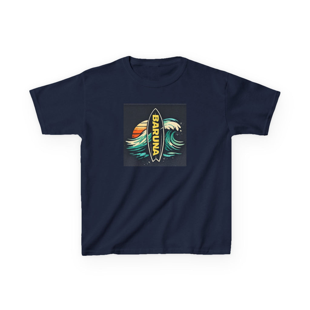 House of Baruna Kids T'shirt — Surfboard Wave Graphic Tee