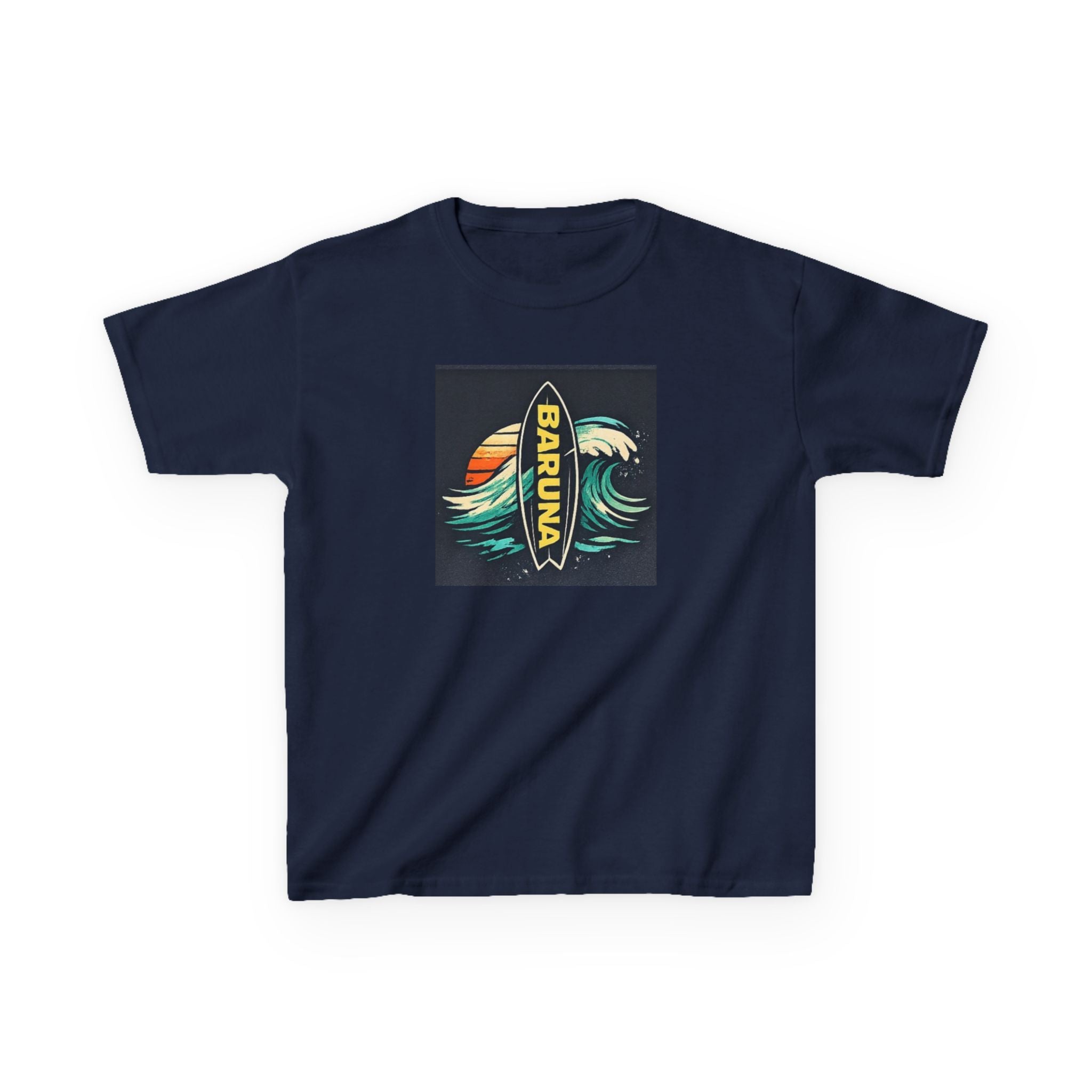 House of Baruna Kids T'shirt — Surfboard Wave Graphic Tee