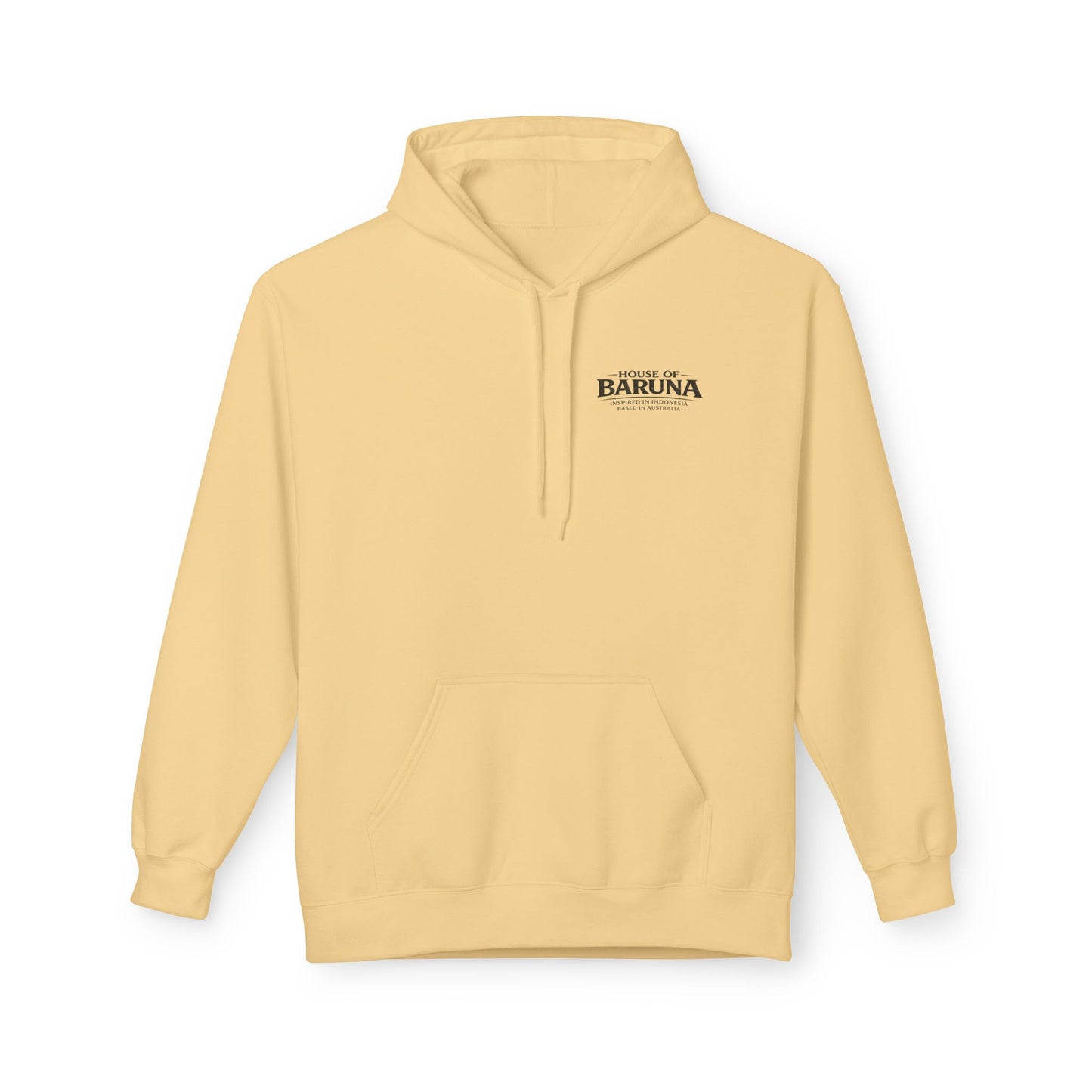 House of Baruna Men's Premium Surf Hoodie – Vintage Australian Coastal Campfire Style