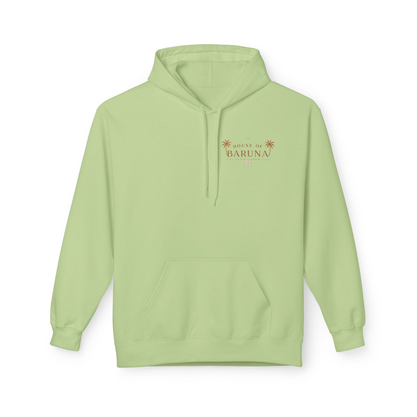 House of Baruna Tropical Floral Sunset Woman's Hoodie