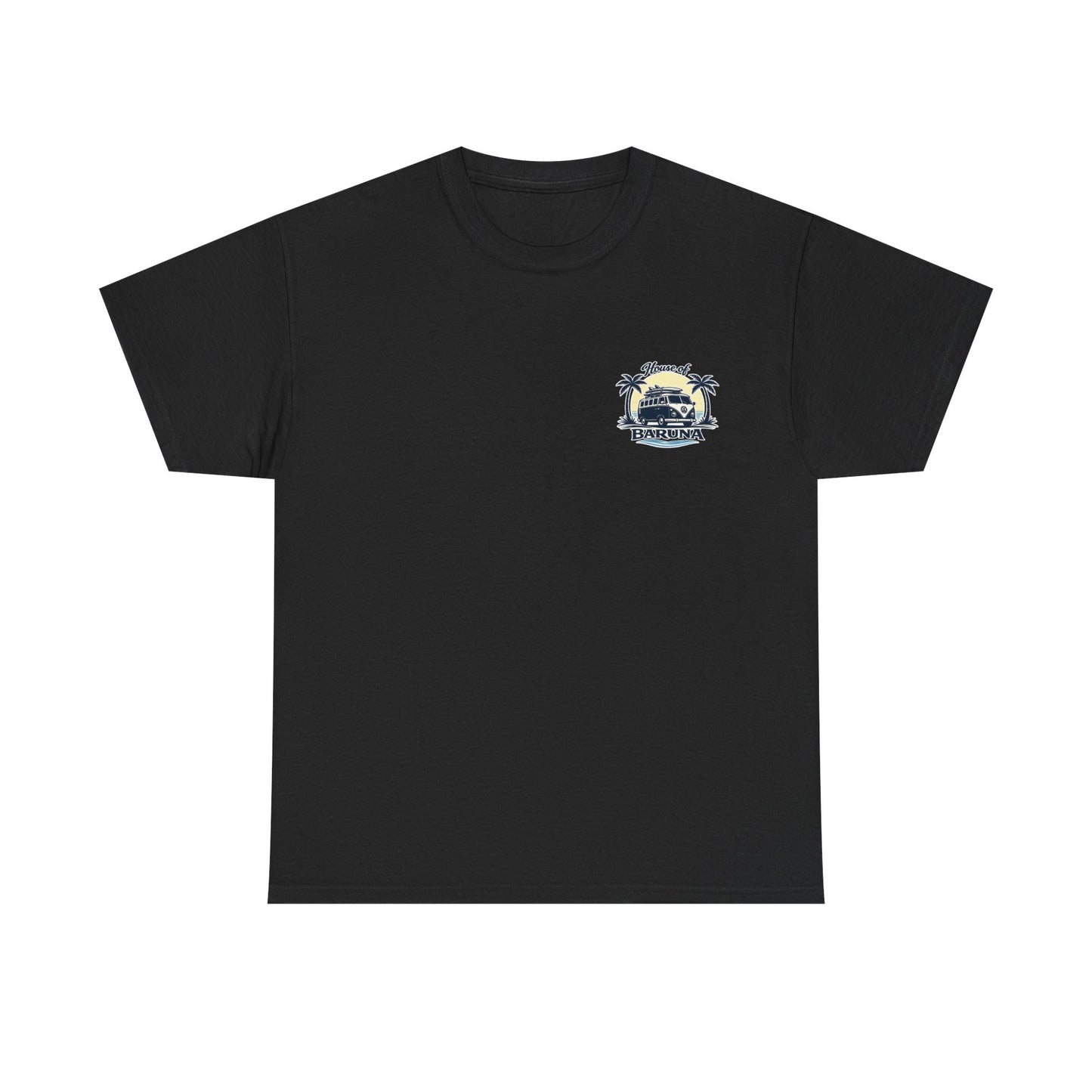 House of Baruna Men's Surf Tee – Vintage Kombi Beach T-Shirt
