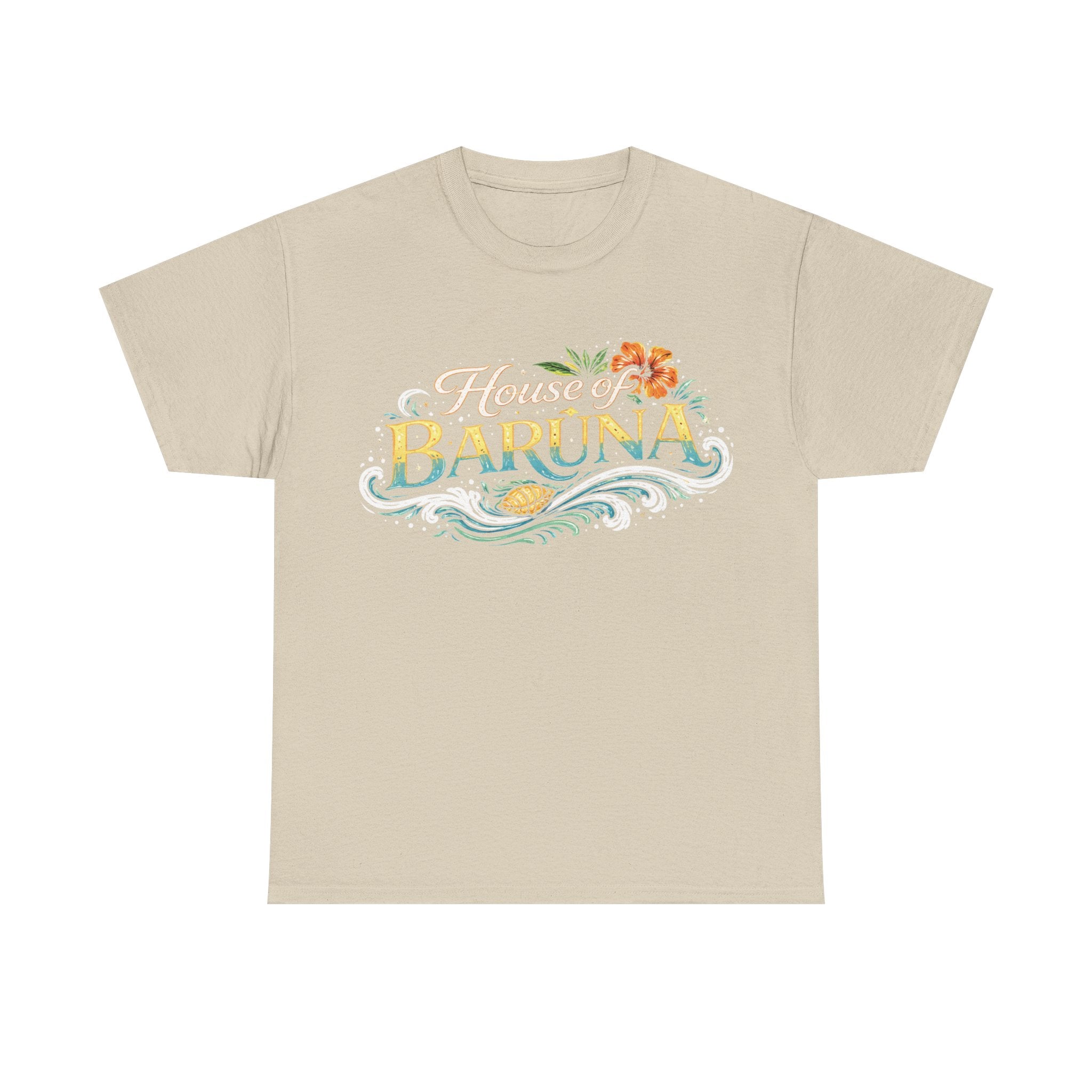 House of Baruna Woman’s Coastal Graphic Tee - Summer Surf T'shirt