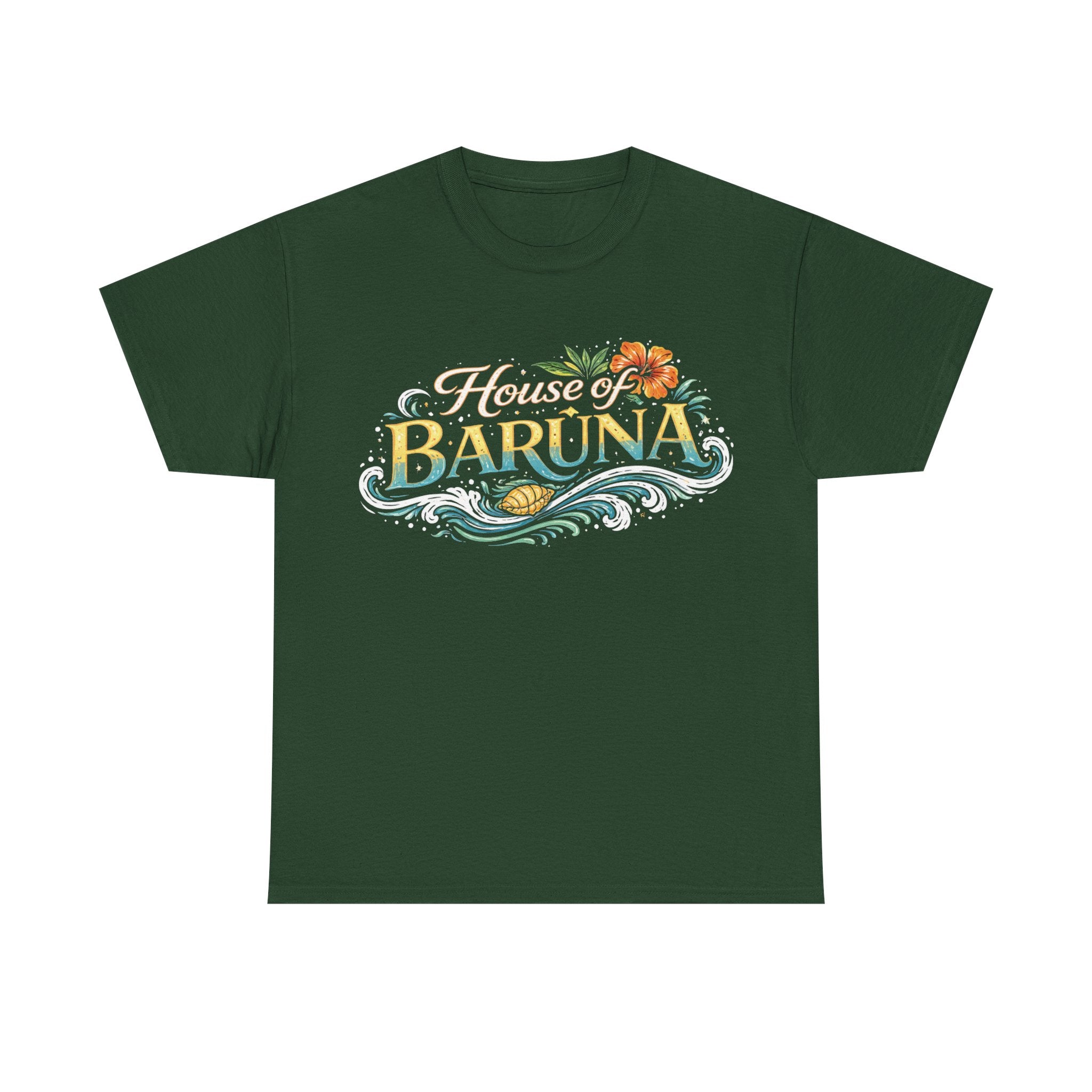 House of Baruna Woman’s Coastal Graphic Tee - Summer Surf T'shirt