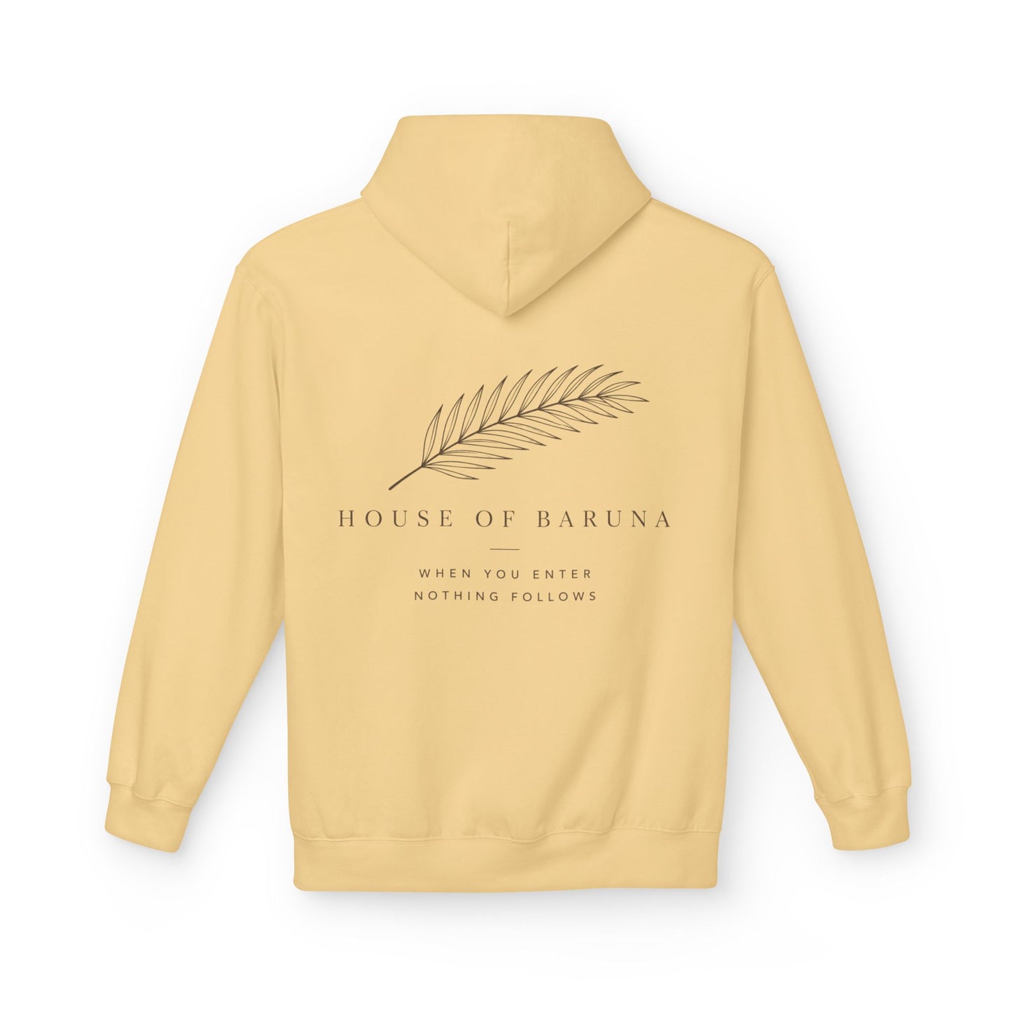 'House of Baruna' Palm Leaf Hoodie
