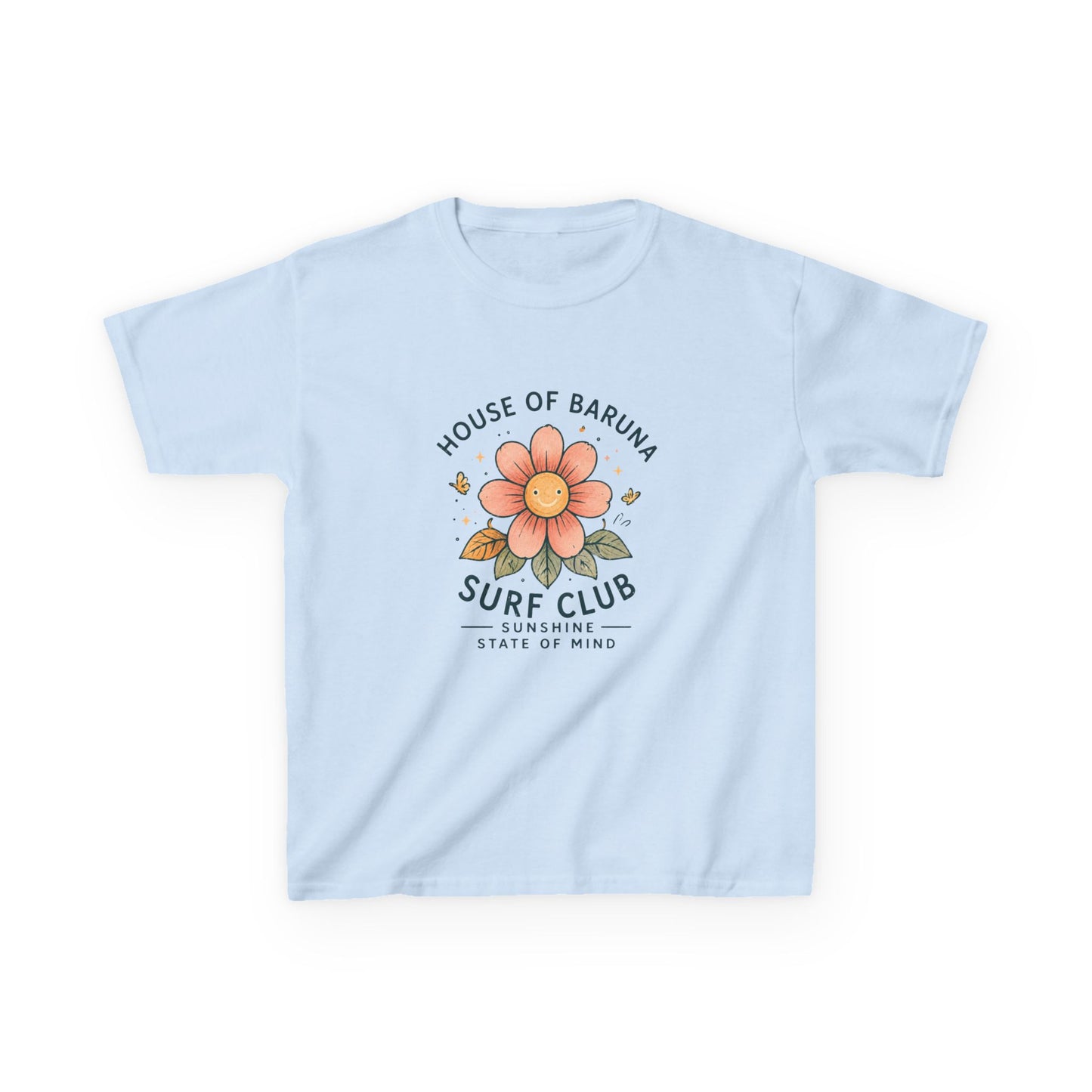 'House of Baruna' Floral  Kid's  Surf ClubTee