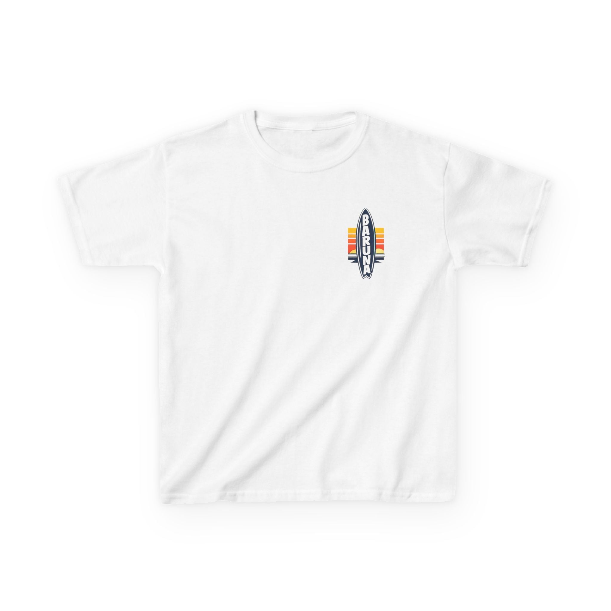 House of Baruna Kids Surfboard T-Shirt - Retro "Ride On" Graphic Tee