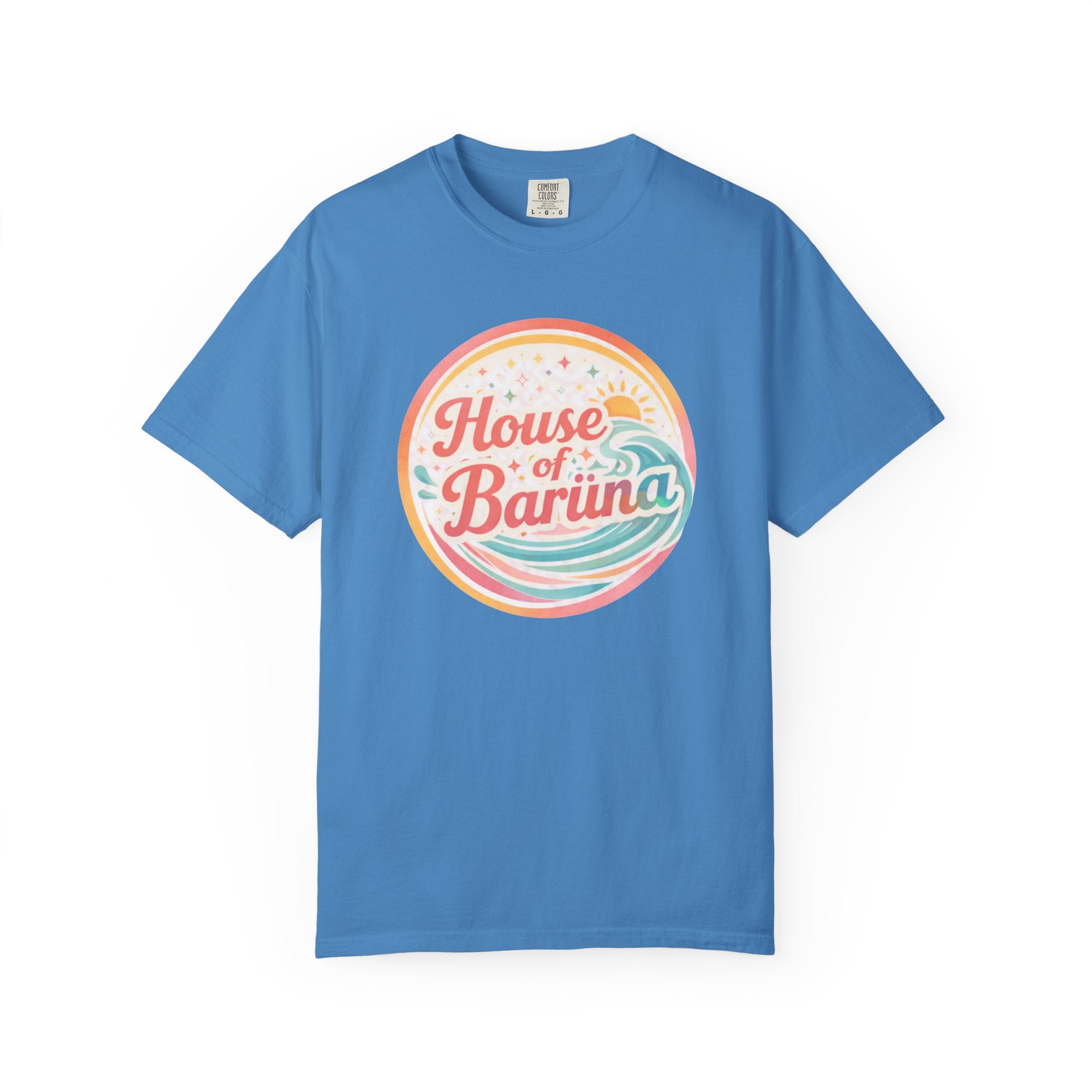 House of Baruna Woman's  Surf Logo T-Shirt _ Classic Coastal Graphic Tee