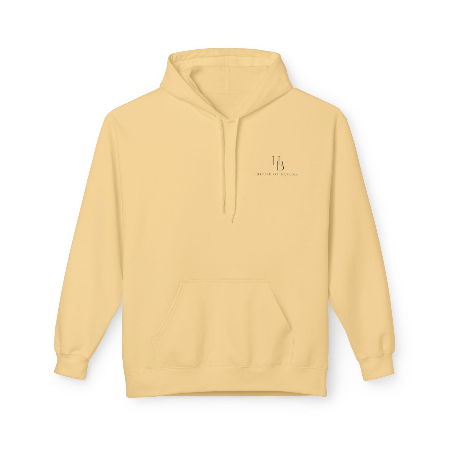 House of Baruna HB Logo Hoodie — Minimalist Luxury Pullover