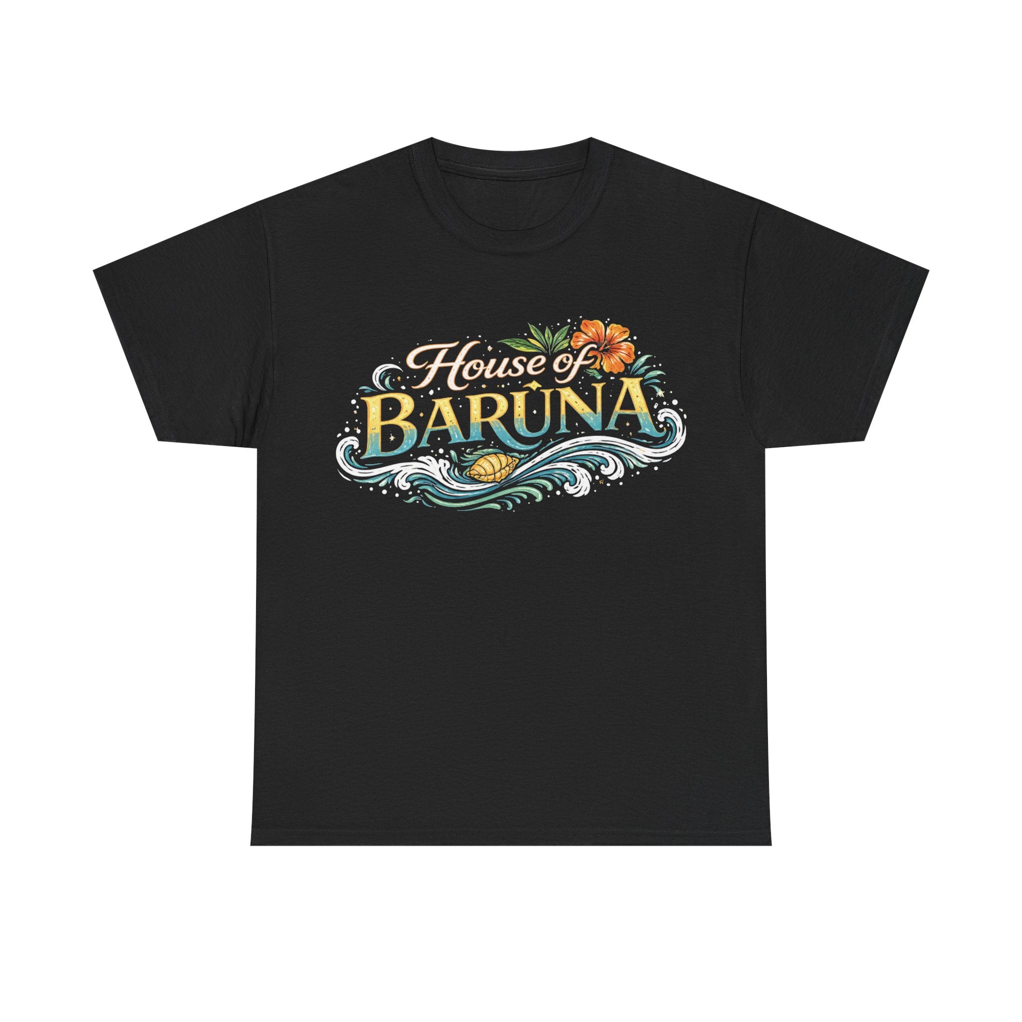 House of Baruna Woman’s Coastal Graphic Tee - Summer Surf T'shirt