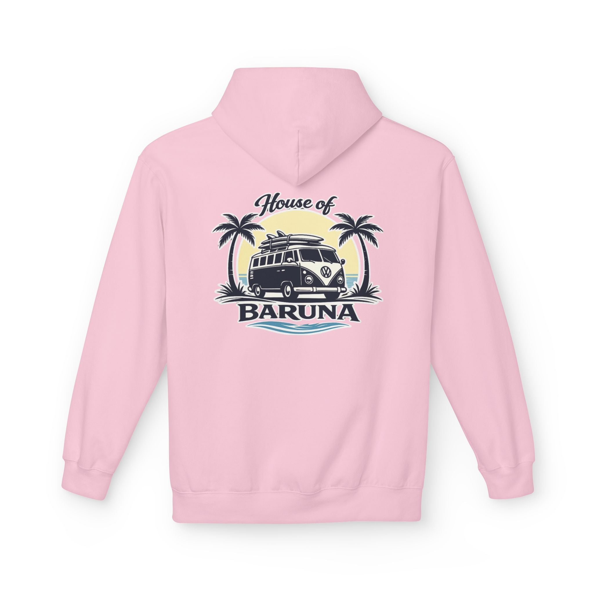 House of Baruna Woman's Surf Van Hoodie — Beach Retro Pullover