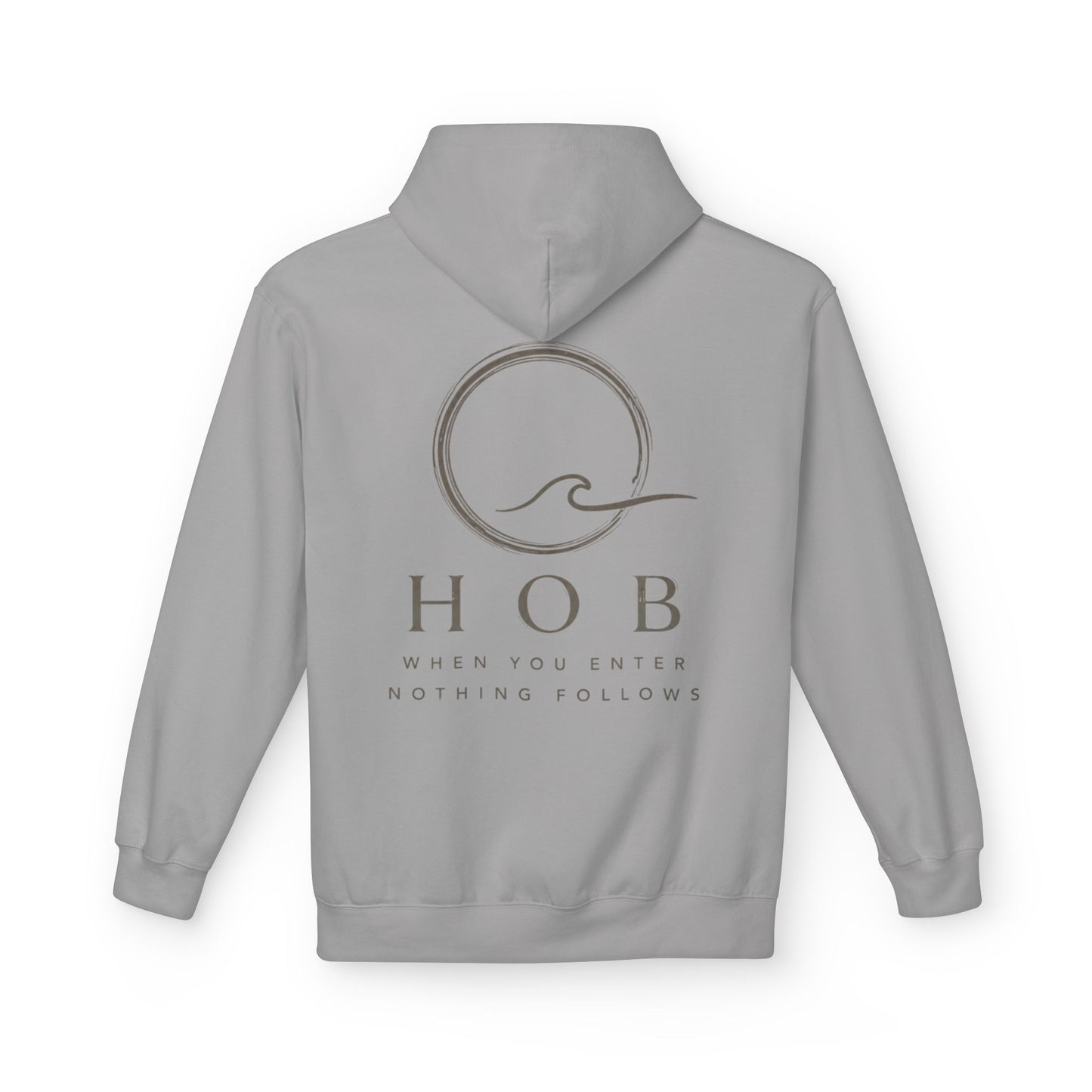 HOB Wave Hoodie — "When You Enter, Nothing Follows"