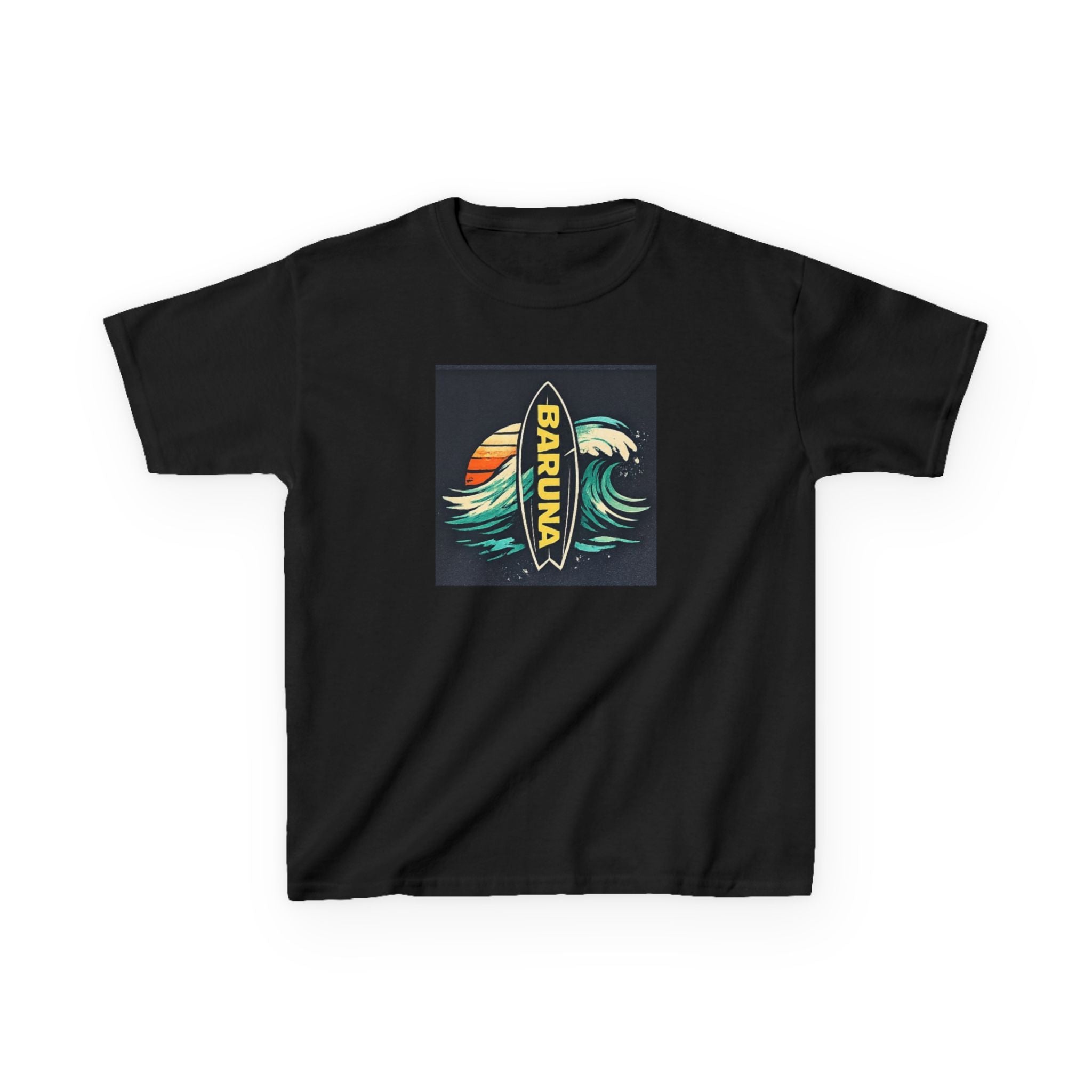 House of Baruna Kids T'shirt — Surfboard Wave Graphic Tee