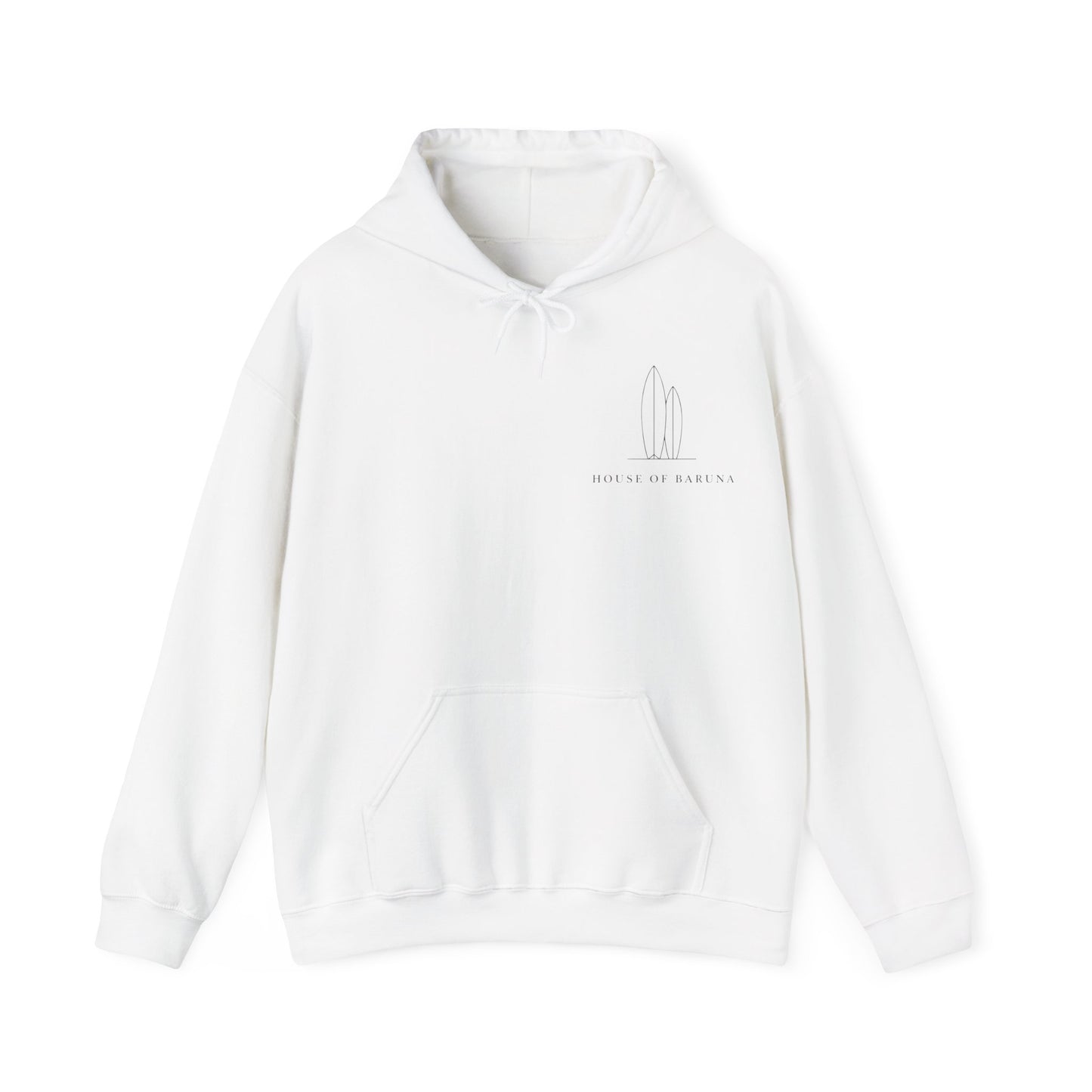 House Of Baruna Surfboard Minimalist Hoodie