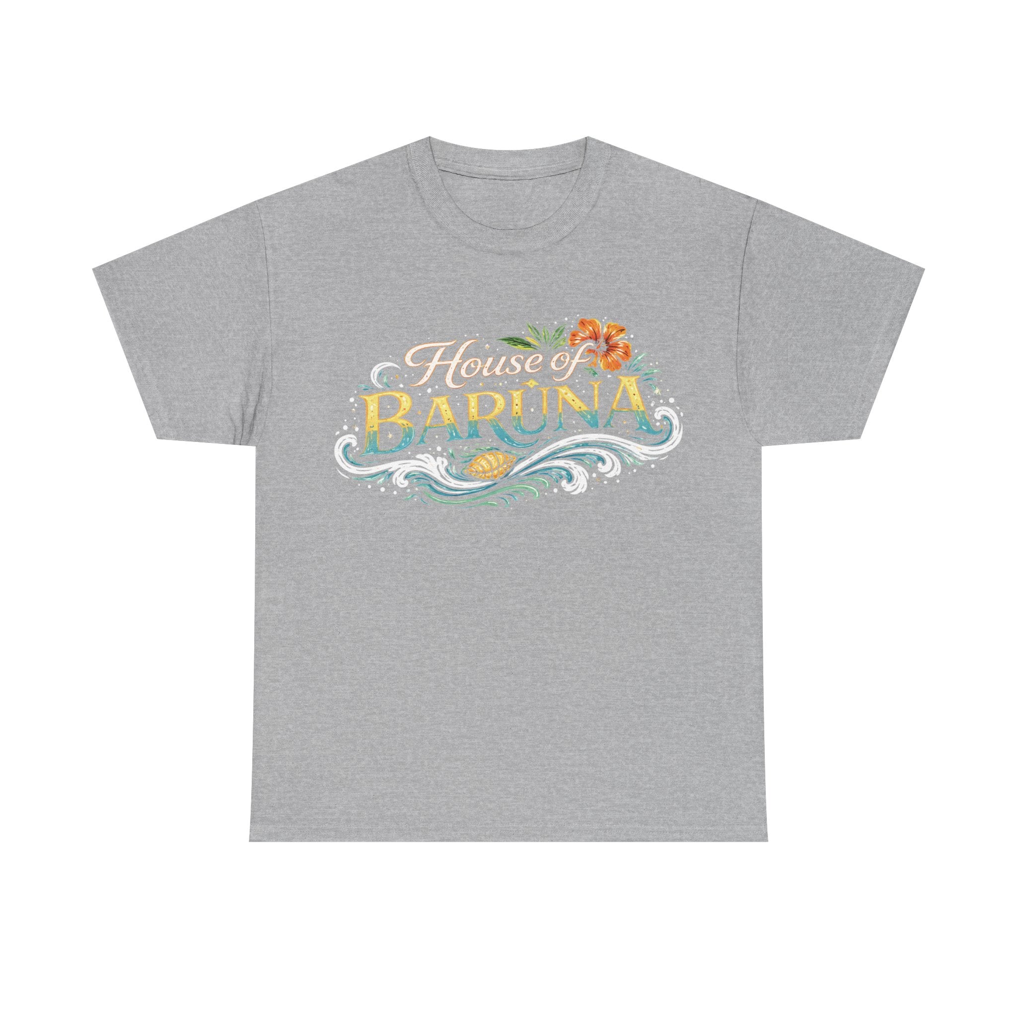 House of Baruna Woman’s Coastal Graphic Tee - Summer Surf T'shirt
