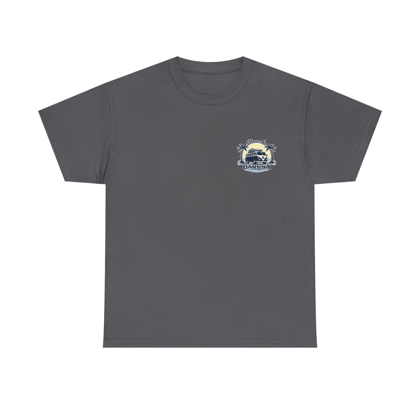 House of Baruna Men's Surf Tee – Vintage Kombi Beach T-Shirt
