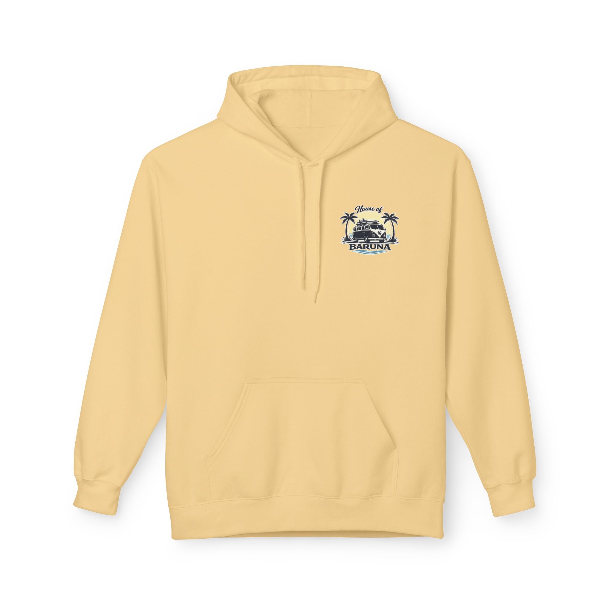 House of Baruna Woman's Surf Van Hoodie — Beach Retro Pullover