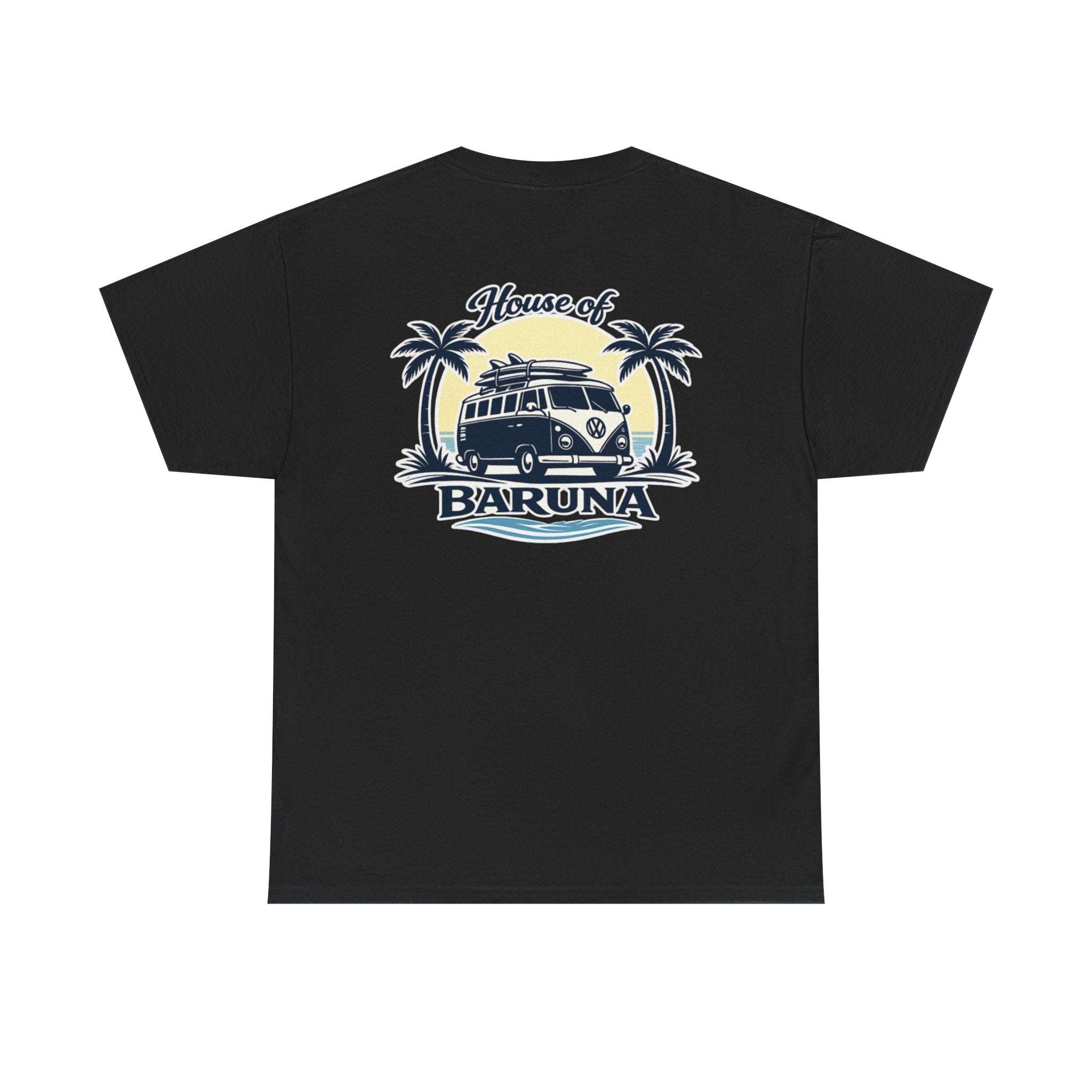 House of Baruna Men's Surf Tee – Vintage Kombi Beach T-Shirt