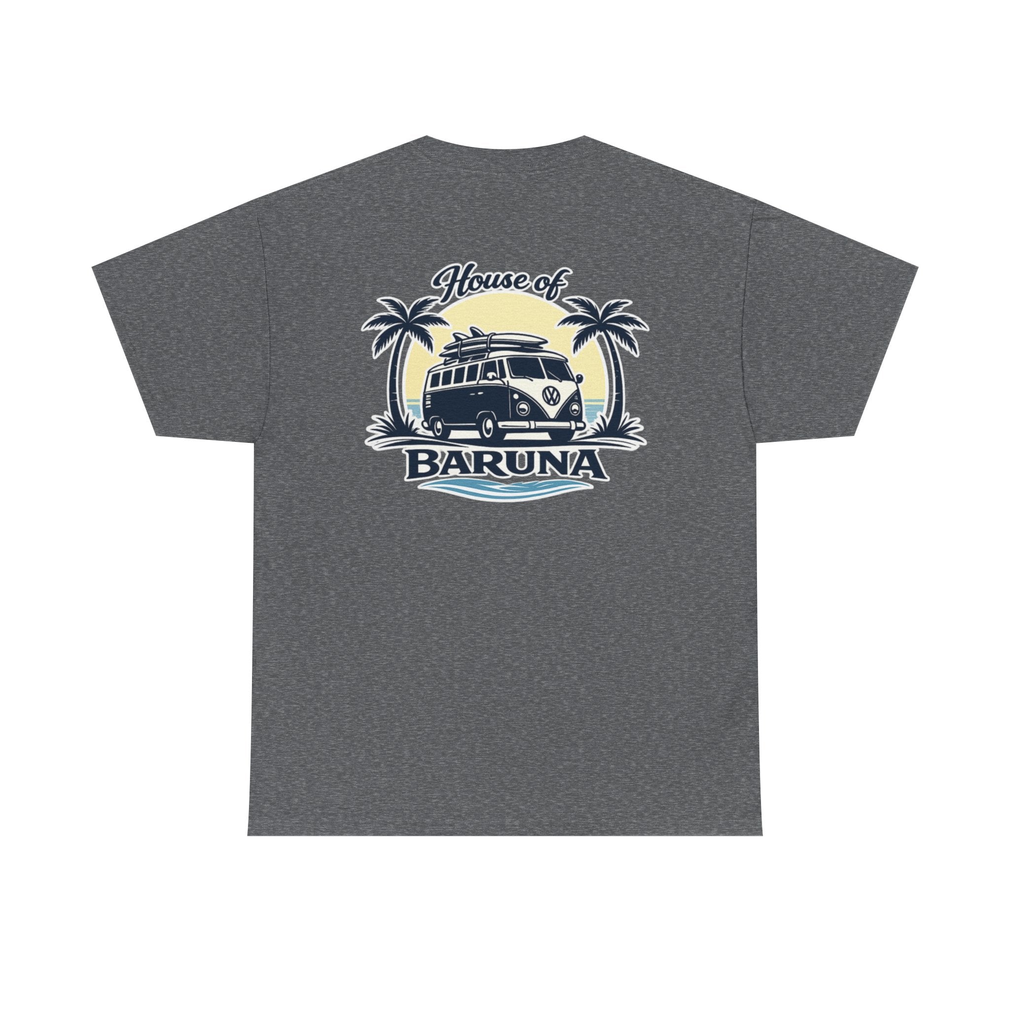 House of Baruna Men's Surf Tee – Vintage Kombi Beach T-Shirt