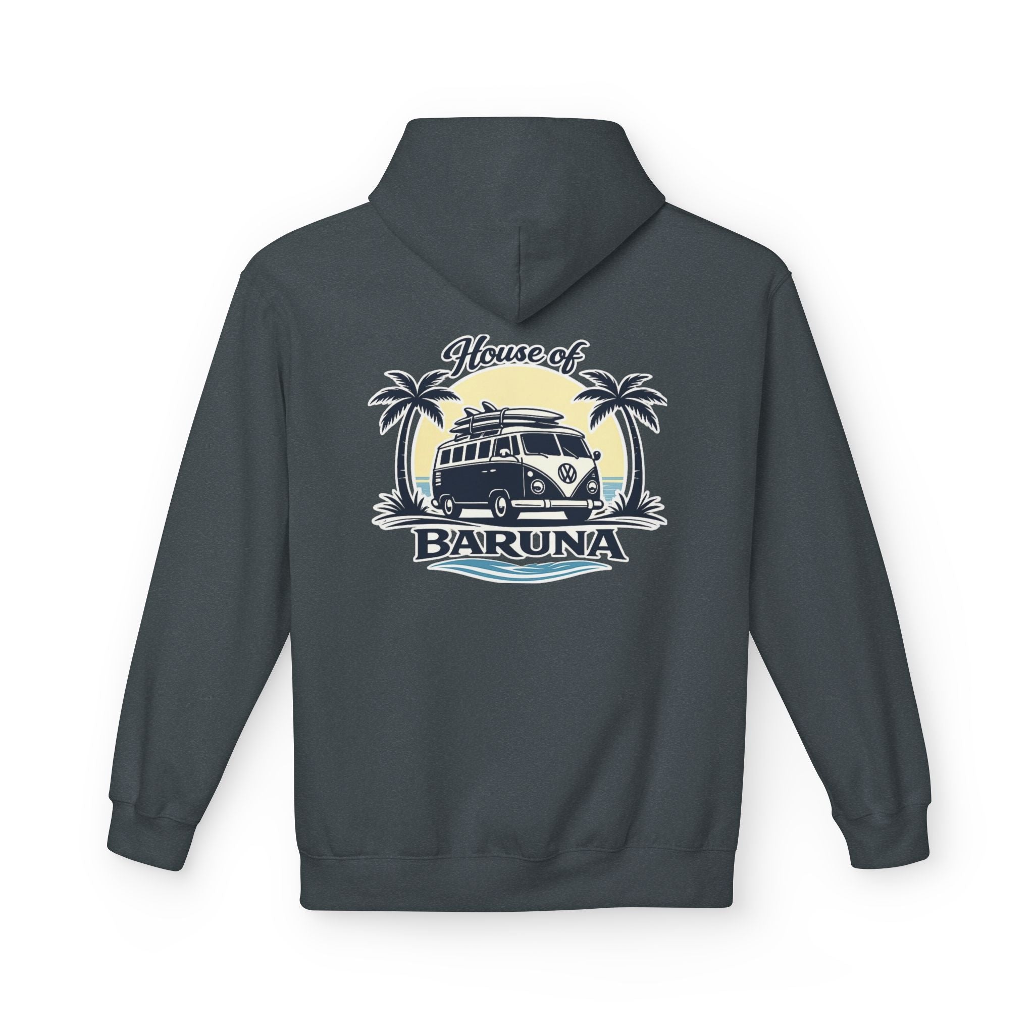 House of Baruna Woman's Surf Van Hoodie — Beach Retro Pullover