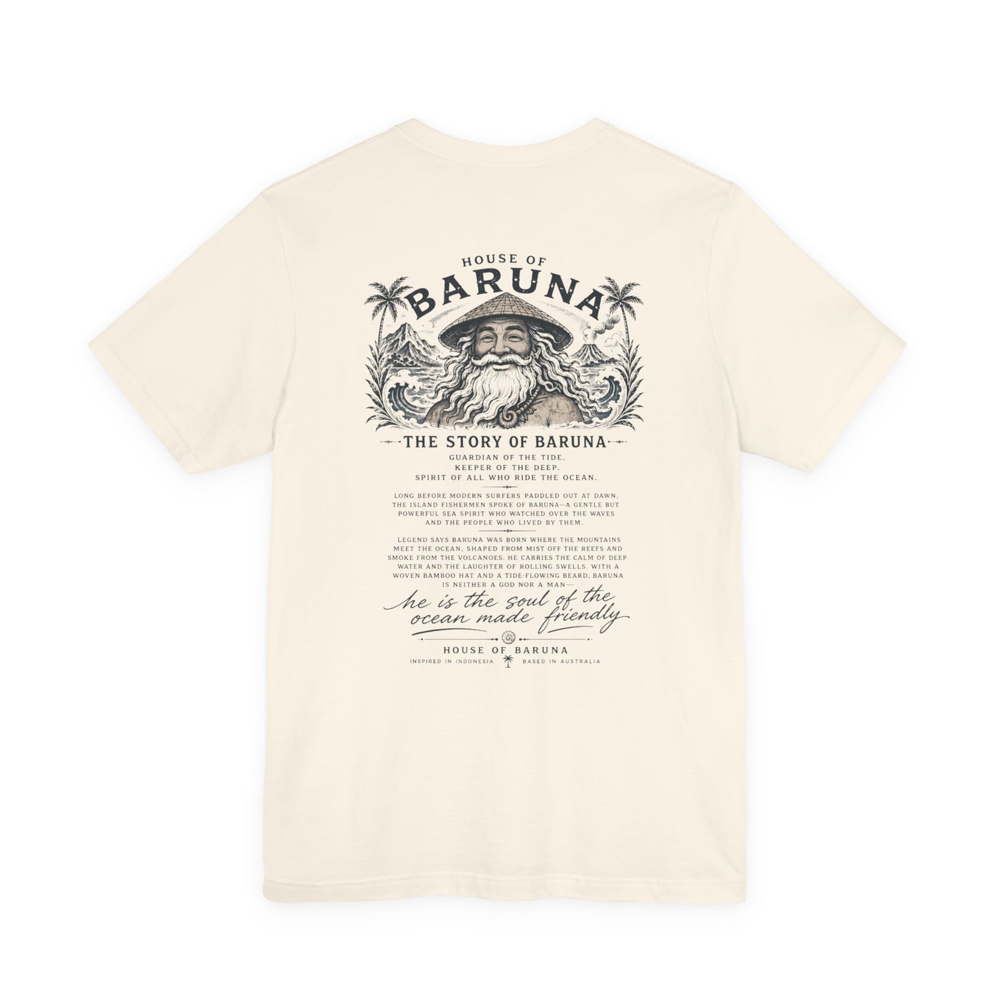 House of Baruna™ "The Story of Baruna" Premium Surf Tee | Inspired in Indonesia • Based in Australia