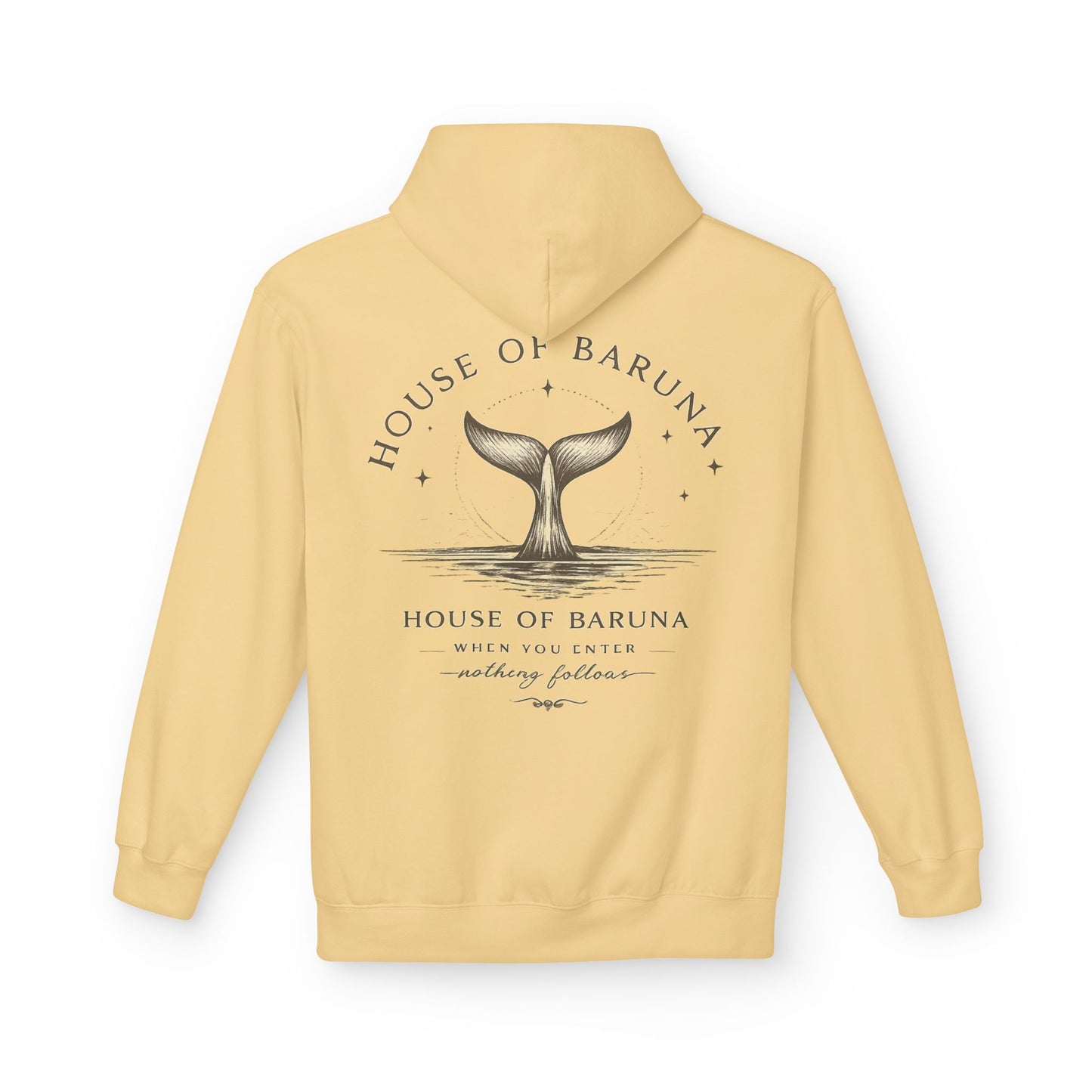 House Of Baruna Whale Vintage Surf Hoodie