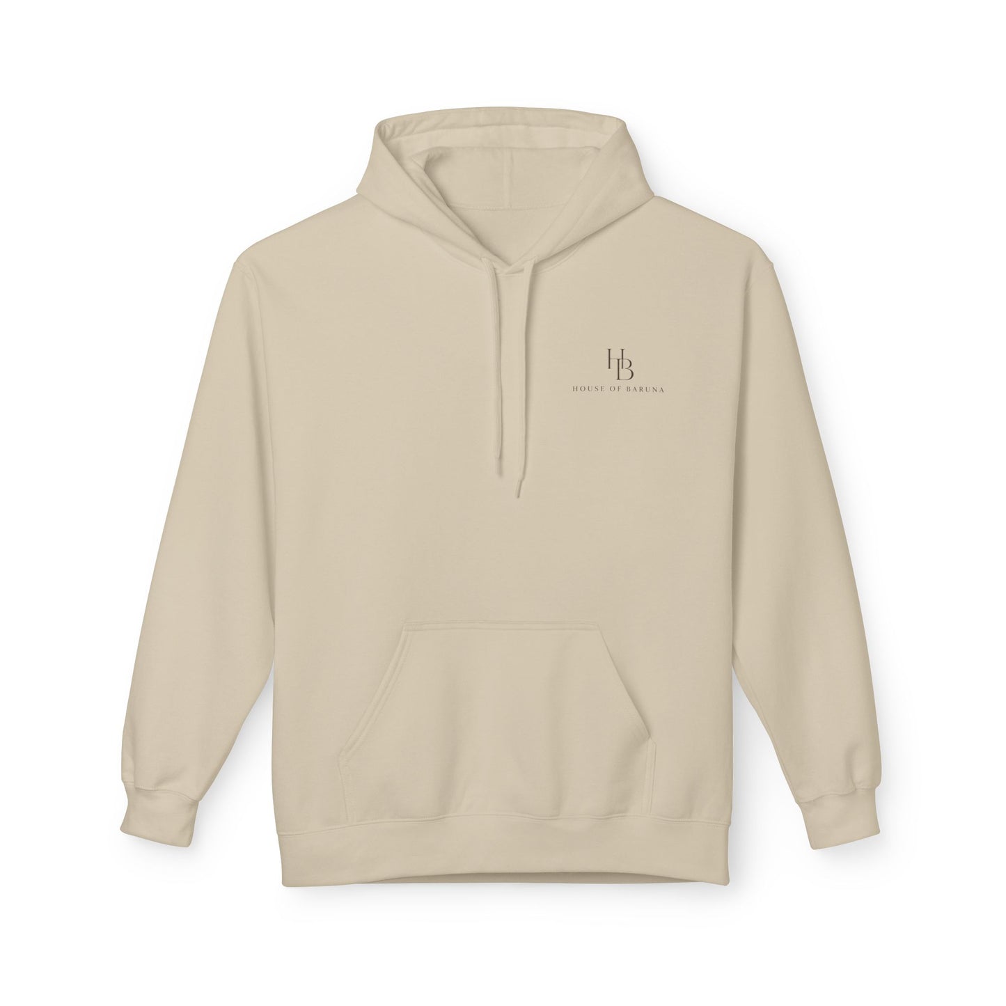 House of Baruna HB Logo Hoodie — Minimalist Luxury Pullover