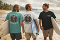 House of Barúna Men's Vintage Surf T-Shirt – Premium Retro Coastal Style